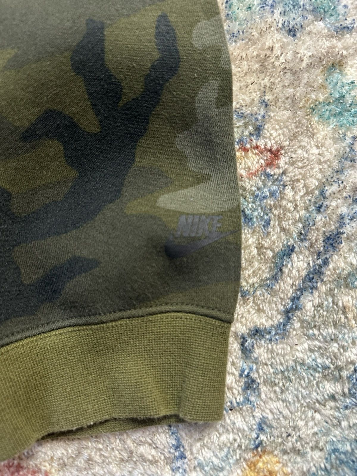 Nike Nike Camouflage Zip-up Tech Fleece Hoodie Medium Size US M / EU 48-50 / 2 - 7 Thumbnail
