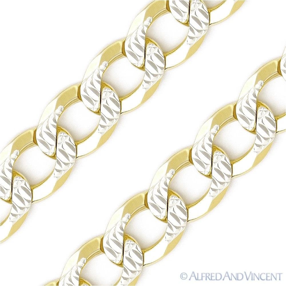 Other 8.5mm Cuban / Curb Link D-Cut Pave Chain Bracelet Size ONE SIZE - 2 Thumbnail