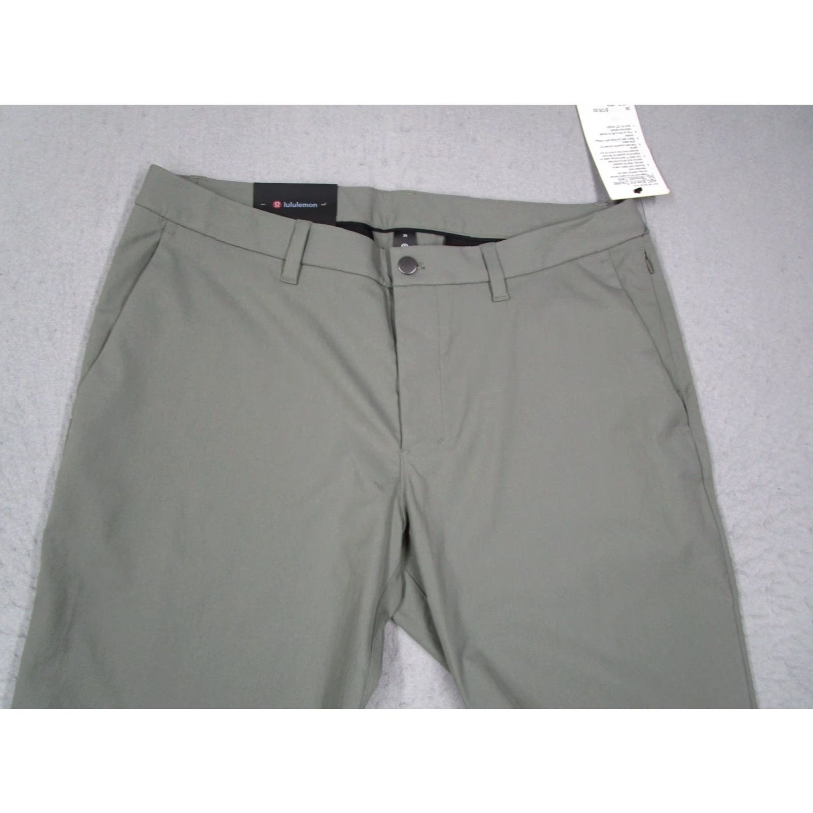 Lululemon Lululemon Pants Mens 36 Green ABC Slim Fit Smooth Twill Chino 5-Pocket Design Flat Front 31 Inseam Size US 36 / EU 52 - 2 Thumbnail
