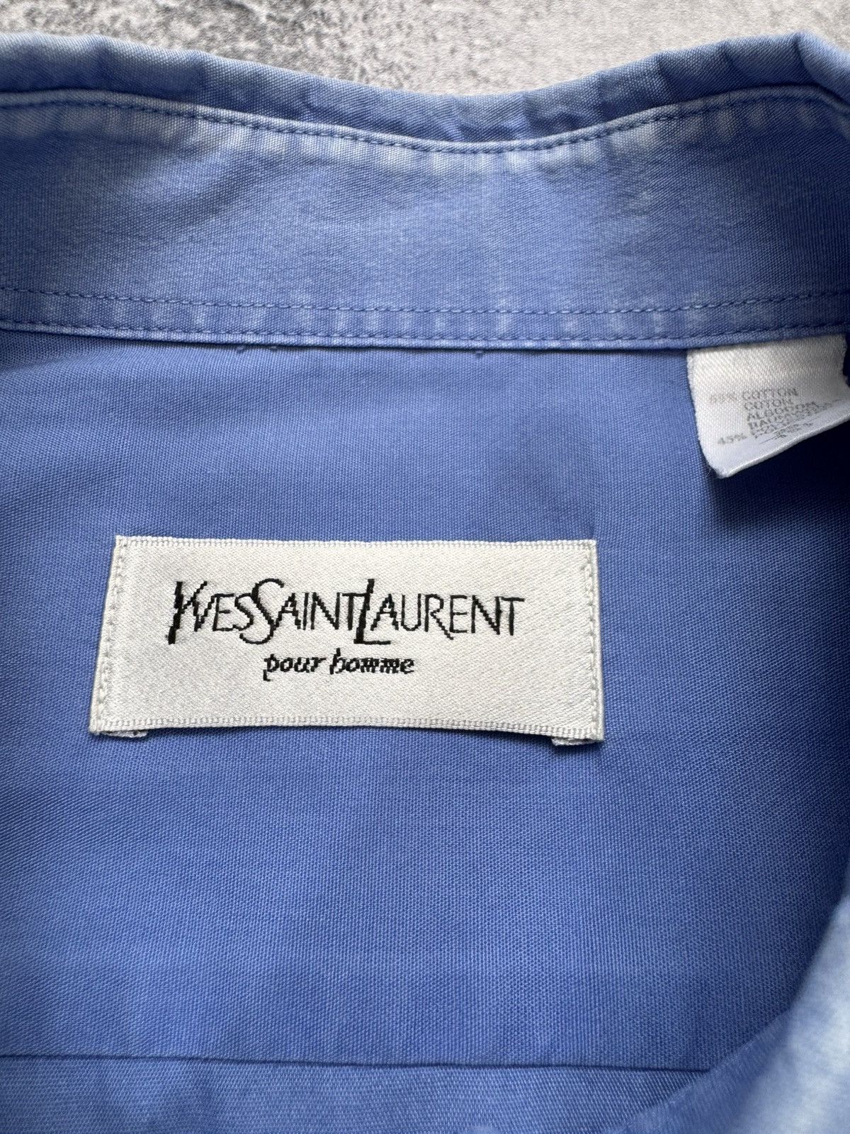 Yves Saint Laurent Vintage Yves Saint Laurent YSL Shirt Size US L / EU 52-54 / 3 - 7 Thumbnail