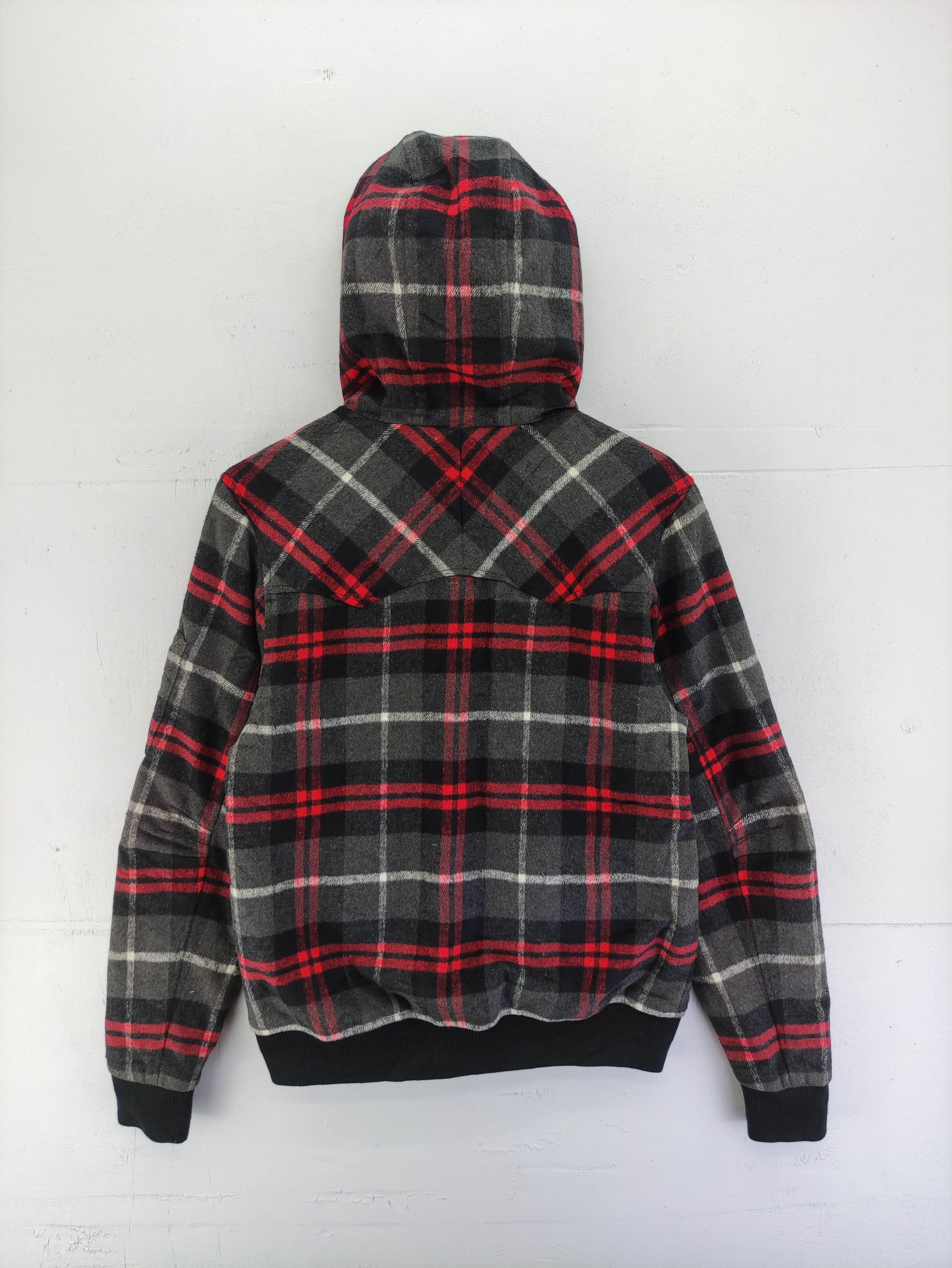Edwin Edwin Bomber Jacket Style Wool Hoodie Lined Fleece Zipper Size US M / EU 48-50 / 2 - 7 Thumbnail