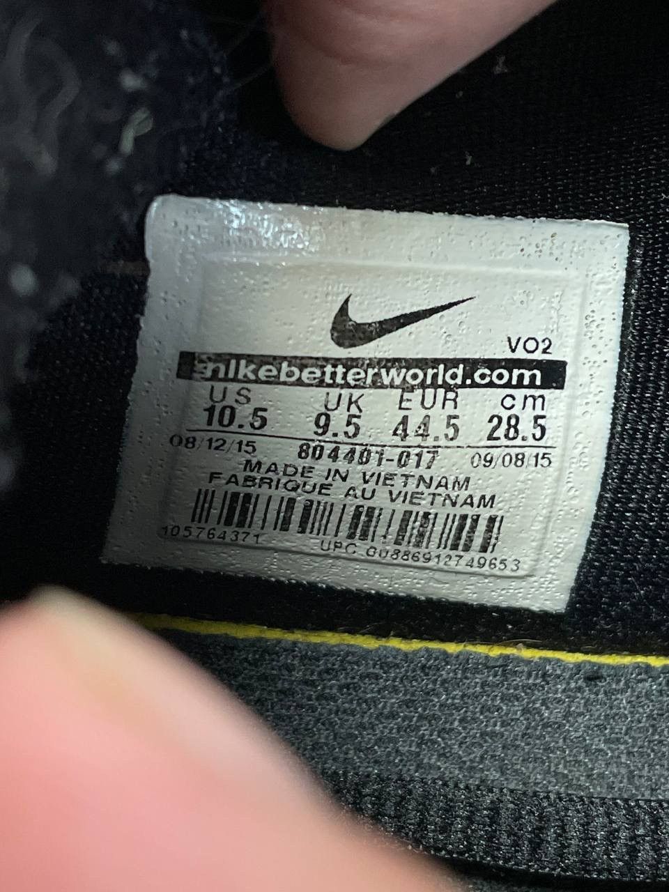 Nike Nike Zoom Speed Trainer 3 Running Mens Black White Size US 10.5 / EU 43-44 - 8 Thumbnail
