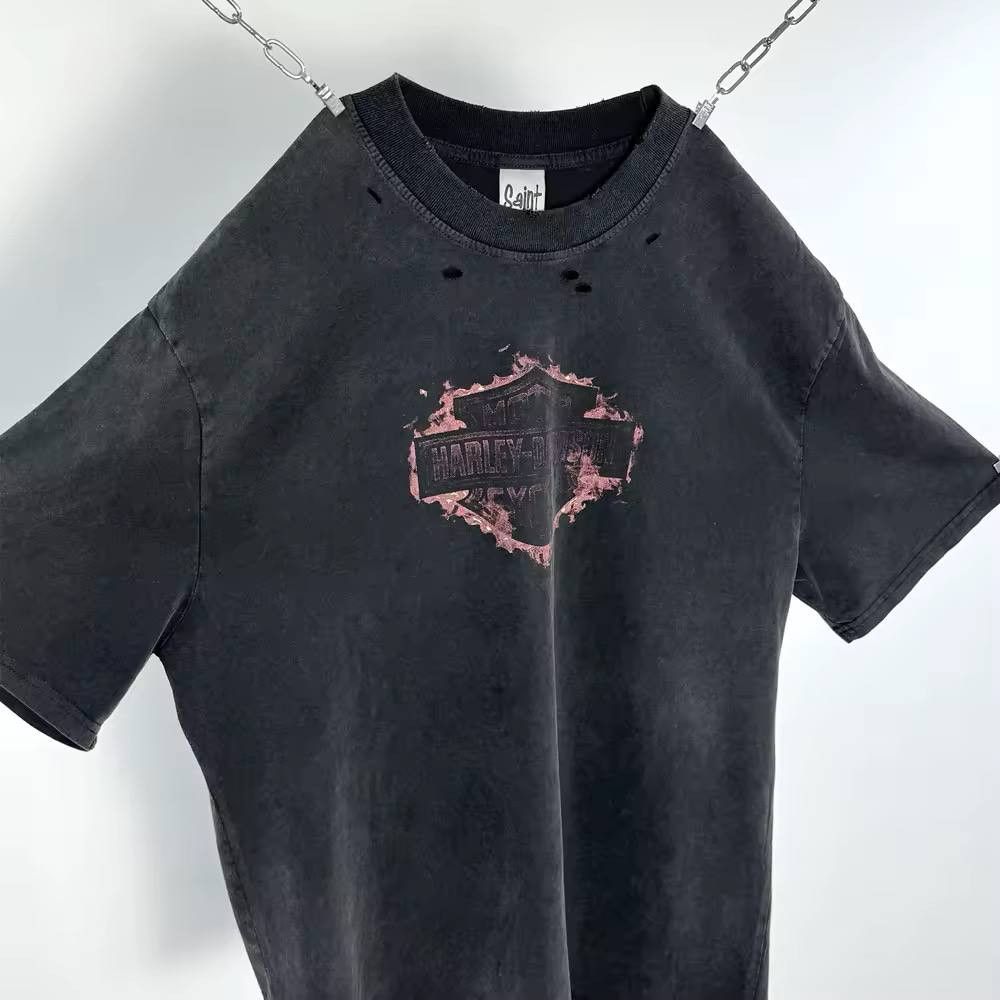 Japanese Brand × Vintage graphic cotton T-shirt Size US L / EU 52-54 / 3 - 4 Thumbnail