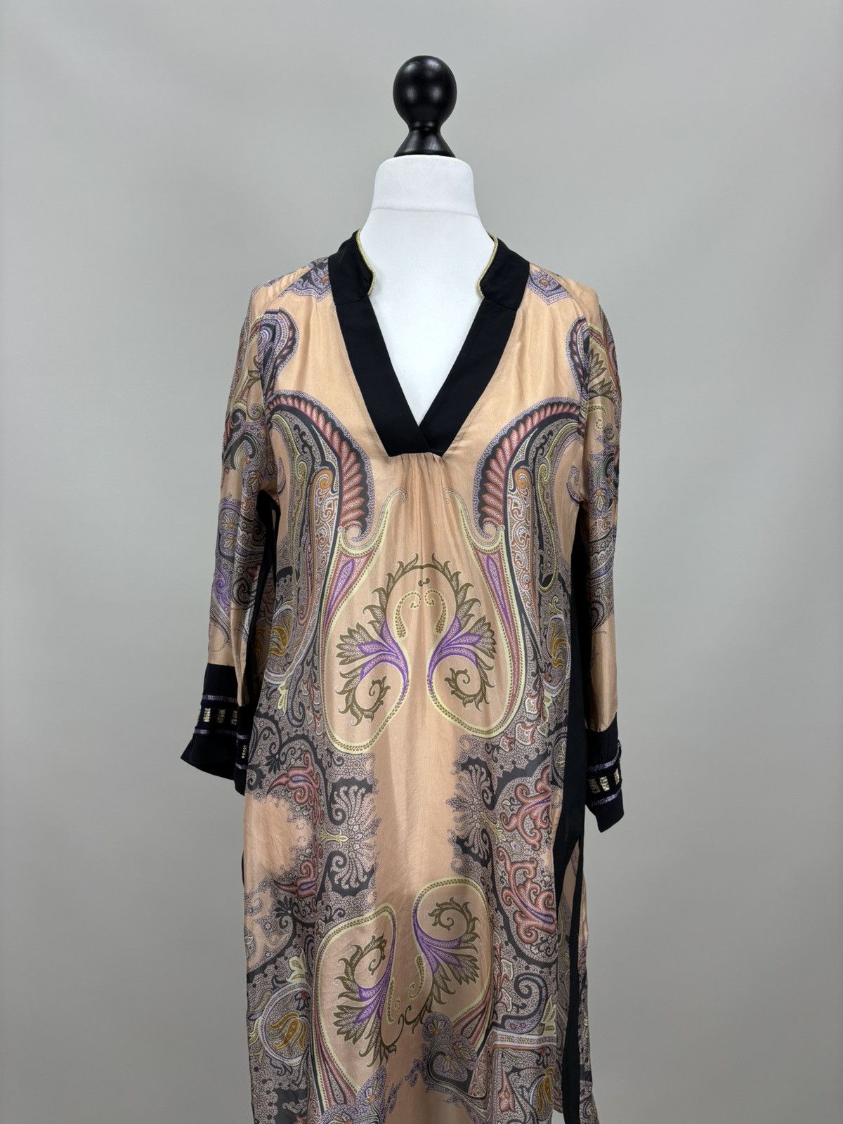Designer × Etro Womens silk dresses ETRO Size 42 Color Multicolor Size M / US 6-8 / IT 42-44 - 2 Thumbnail