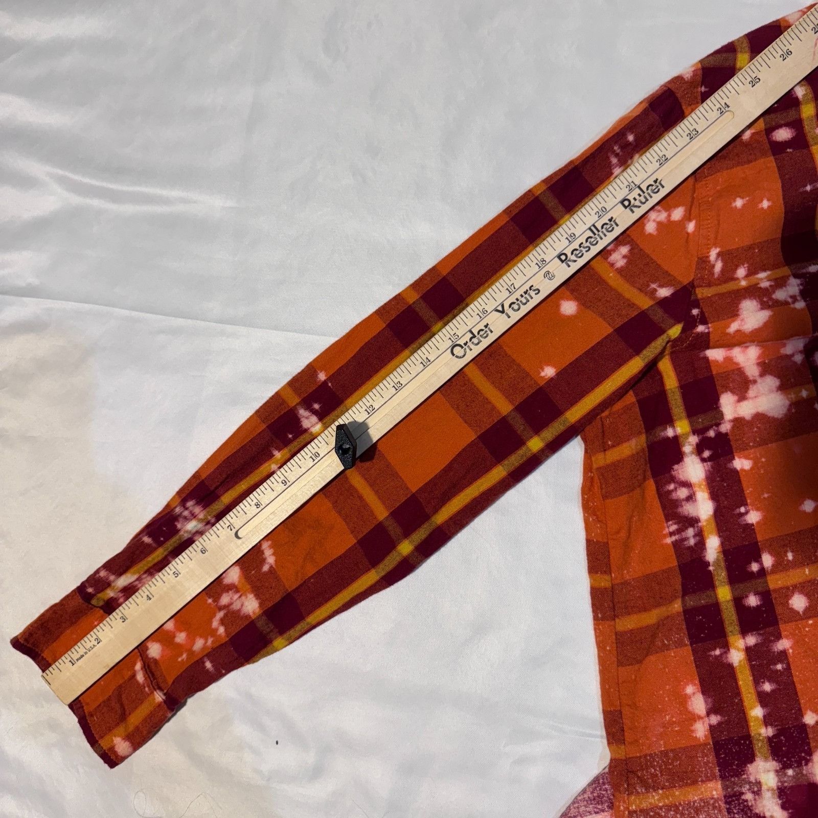 Other Quen British Rock Band Orange Plaid Shirt - XL Long Sleeve B Size XL / US 12-14 / IT 48-50 - 6 Thumbnail