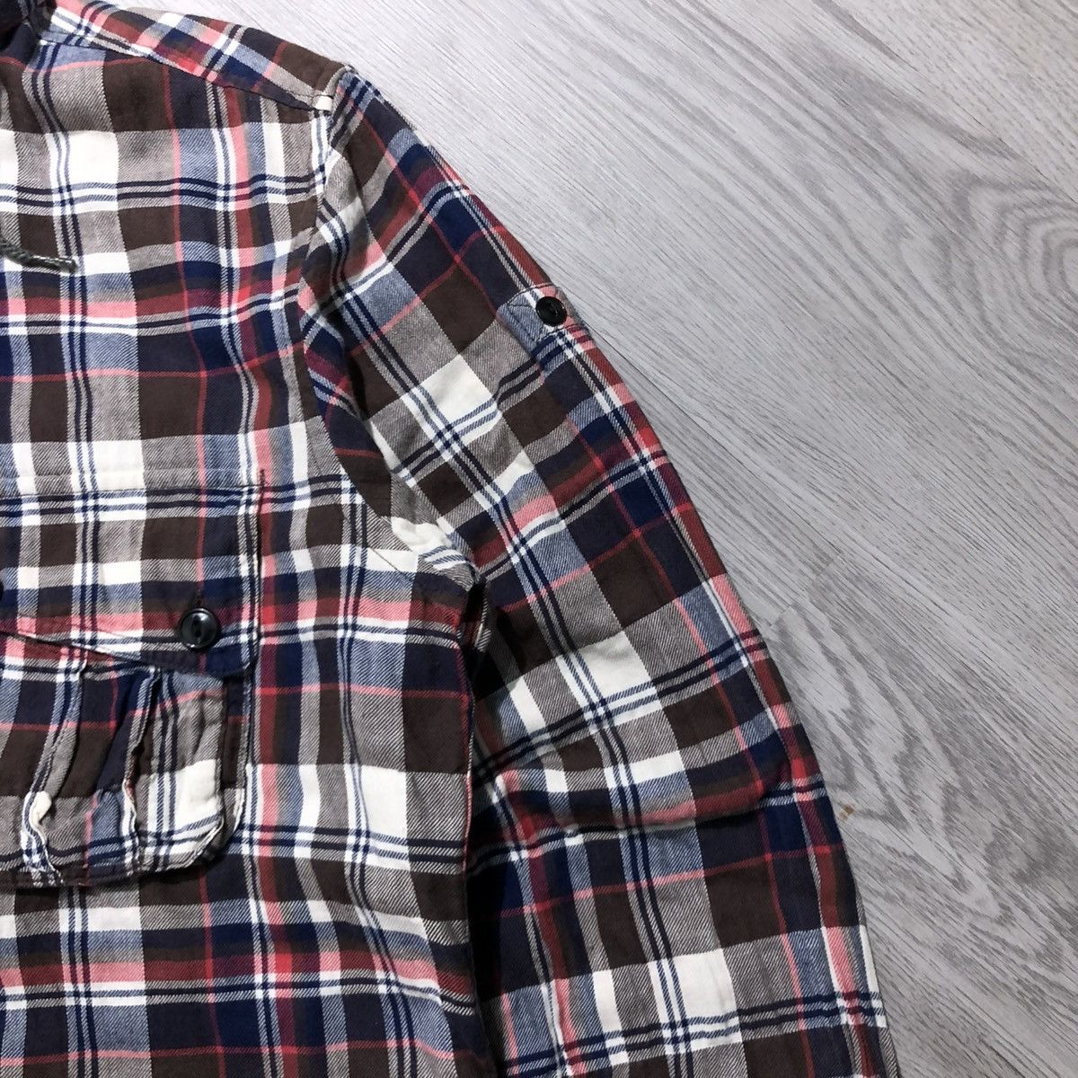 PPFM 2000s PPFM The Dessert Fox Flanel Button Up Shirt Hoodie Size US M / EU 48-50 / 2 - 3 Thumbnail