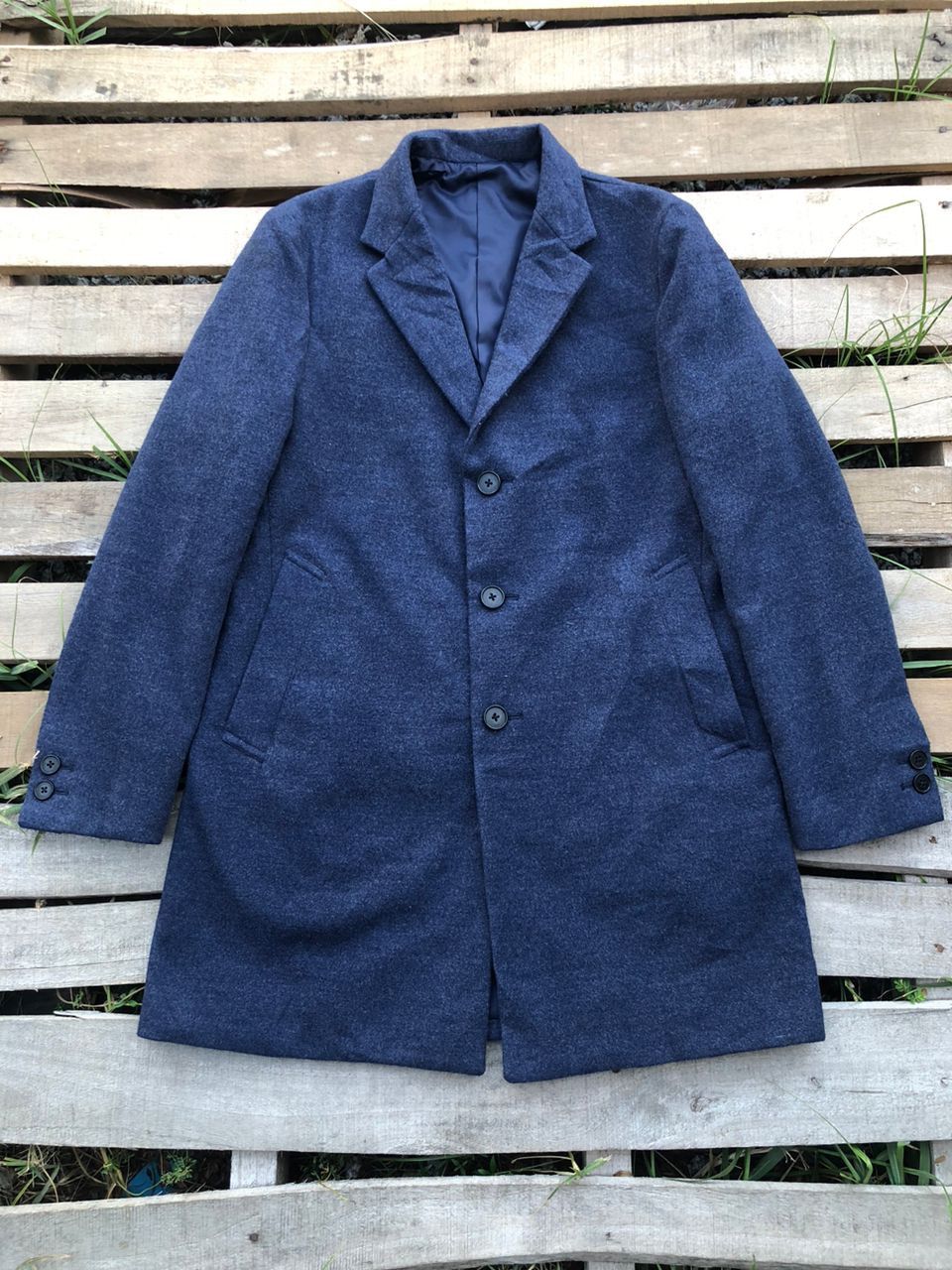 BIGI Union Station by Men's Bigi Wool Coat Jacket Size US M / EU 48-50 / 2 - 1 Thumbnail
