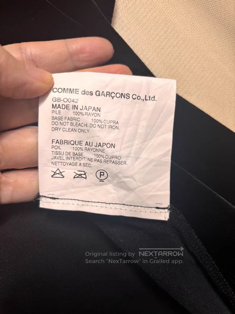 Comme des Garcons Comme des Garcons Black Velvet Dress Size S / US 4 / IT 40 - 8 Thumbnail
