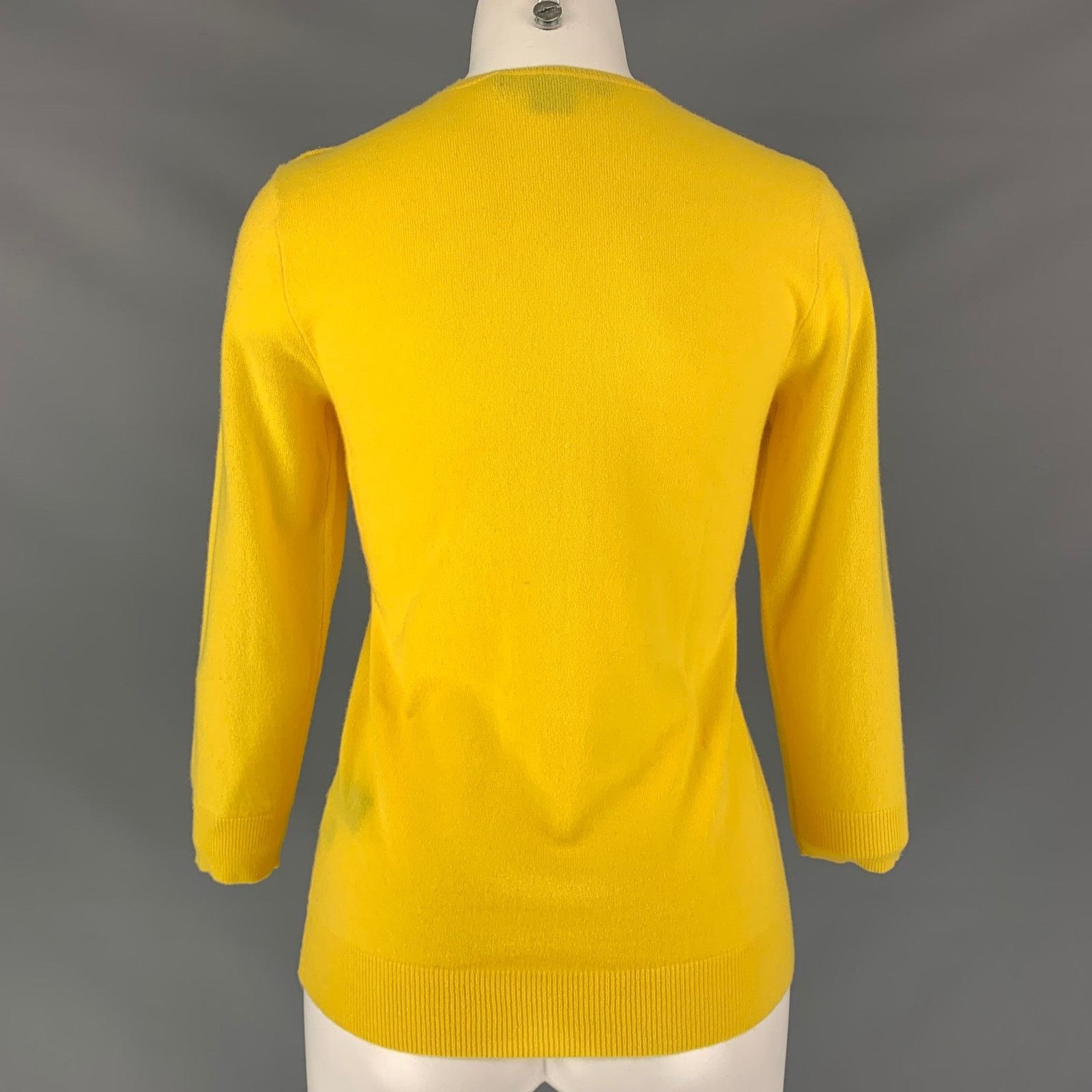 Ralph Lauren RALPH LAUREN Cashmere Knitted Size M Yellow Pullover Size M / US 6-8 / IT 42-44 - 3 Thumbnail