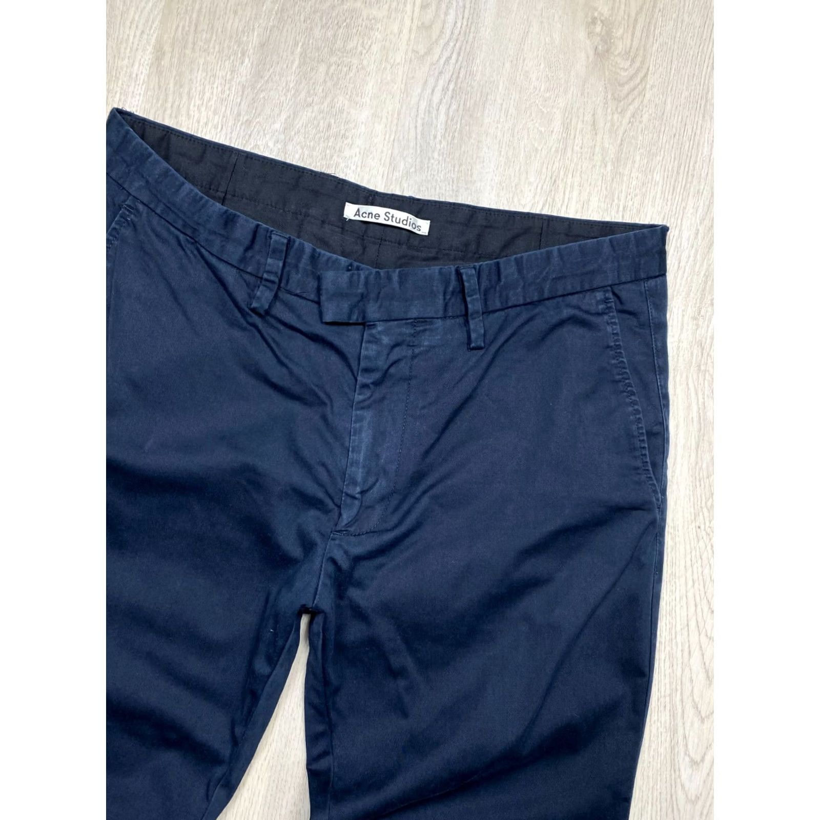 Acne Studios Acne Studios Vintage Mens Chino Pants Size 34 Blue Regular Pants Mens Chino 34 30in 102cm 78cm 43cm 16cm Size US 34 / EU 50 - 2 Thumbnail
