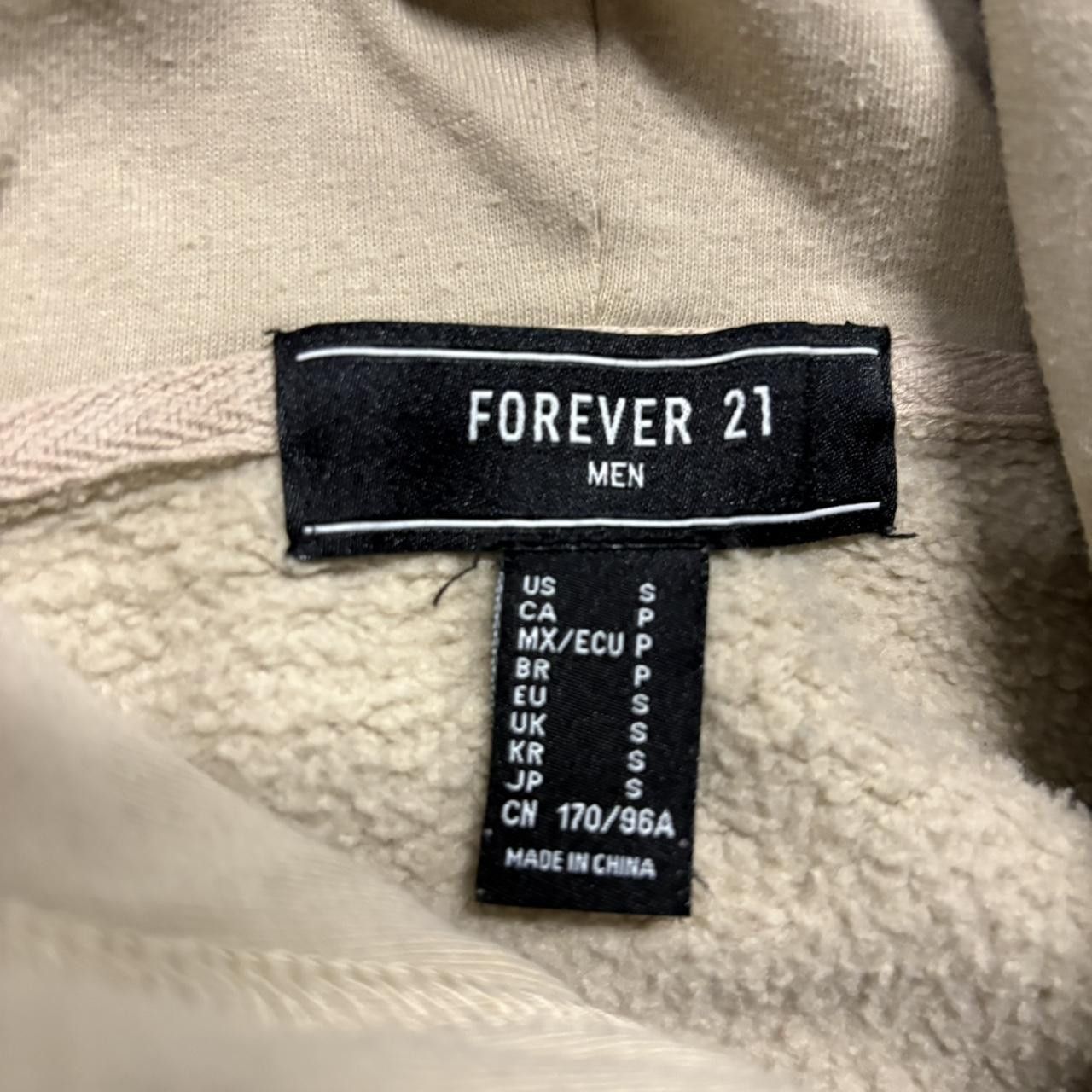 Vintage Crazy Vintage Y2K/2000s Y2K Style Design Beige Eternity Streetwear Style Hoodie! Size US S / EU 44-46 / 1 - 4 Thumbnail