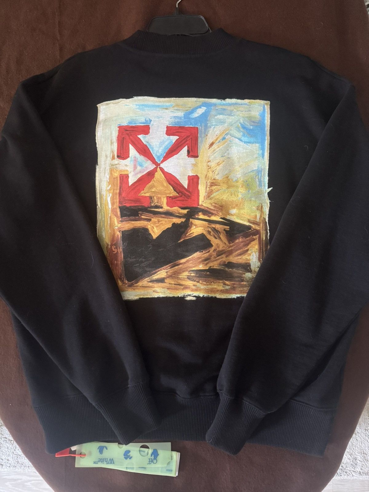 Off-White OFF-WHITE Arrow On Canvas Print Sweatshirt Size US S / EU 44-46 / 1 - 7 Thumbnail