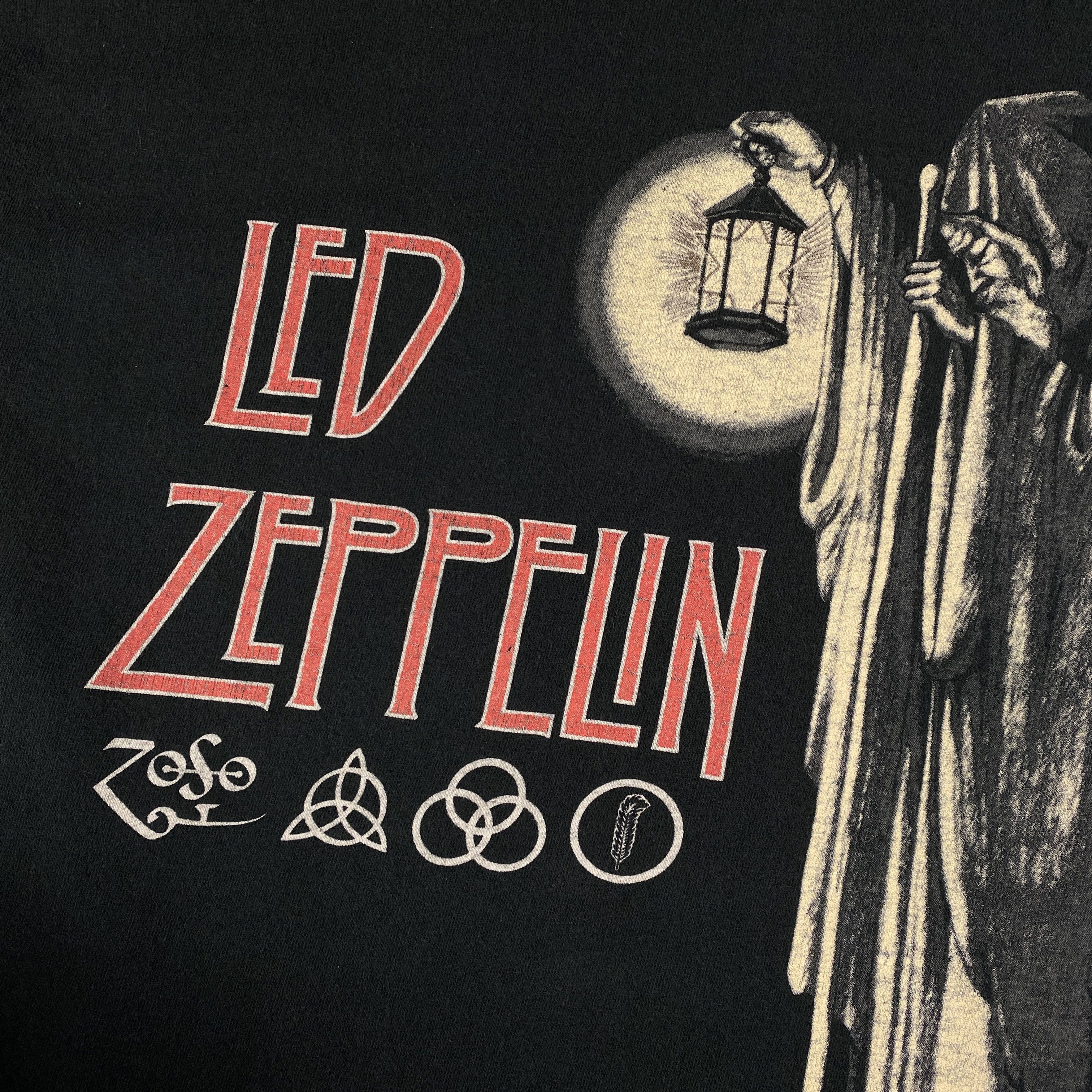 Led Zeppelin × Vintage Mens Vintage T-Shirt Led Zeppelin Size XL Size US XL / EU 56 / 4 - 4 Thumbnail