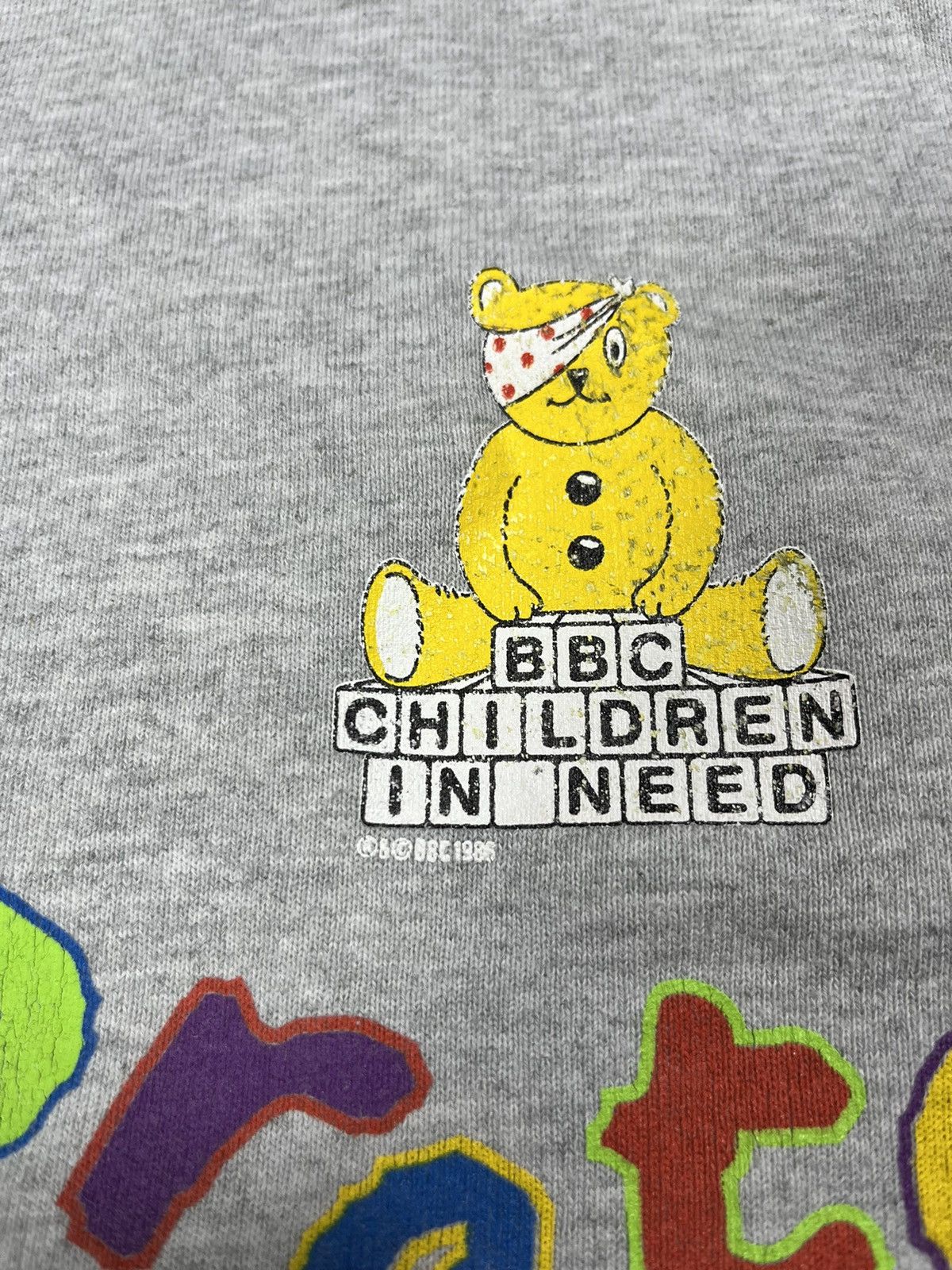 Vintage 80s Vintage BBC children in need charity Vintage crewneck Size US XL / EU 56 / 4 - 3 Thumbnail