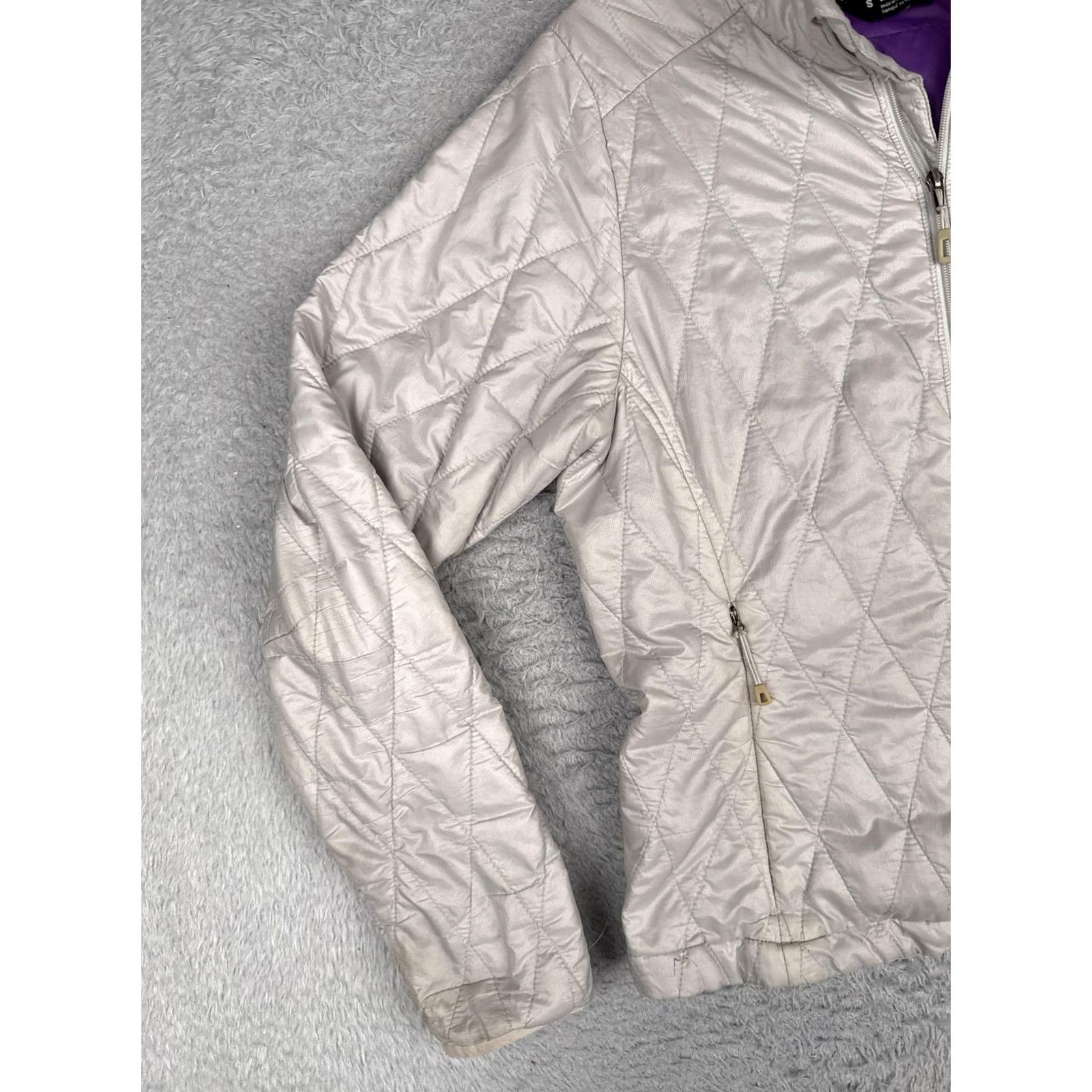 Patagonia Patagonia Jacket Womens Small White Quilted Full Zip Insulated Outdoor Warm Size S / US 4 / IT 40 - 3 Thumbnail