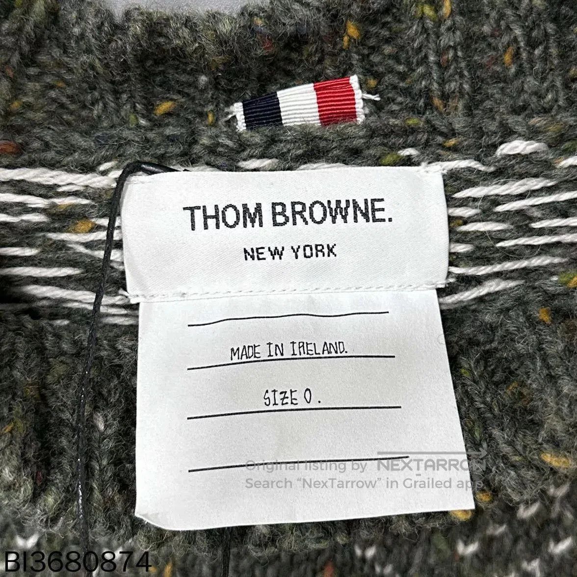 Thom Browne Dark Fair Isle Knit Sweater Thom Browne. Size US XS / EU 42 / 0 - 4 Thumbnail