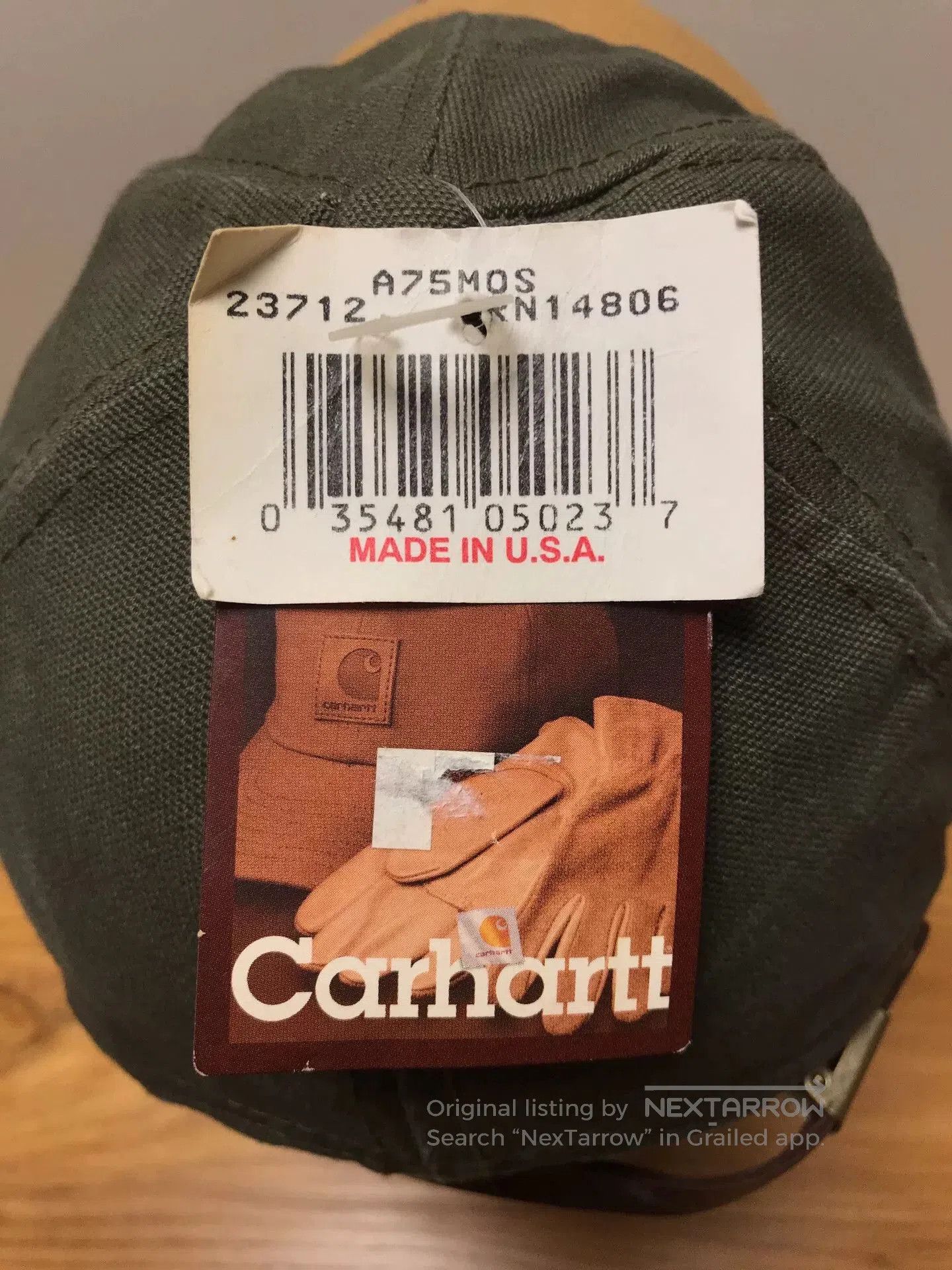 Carhartt Carhartt A75 American Made Moss Green Cap. Size ONE SIZE - 7 Thumbnail