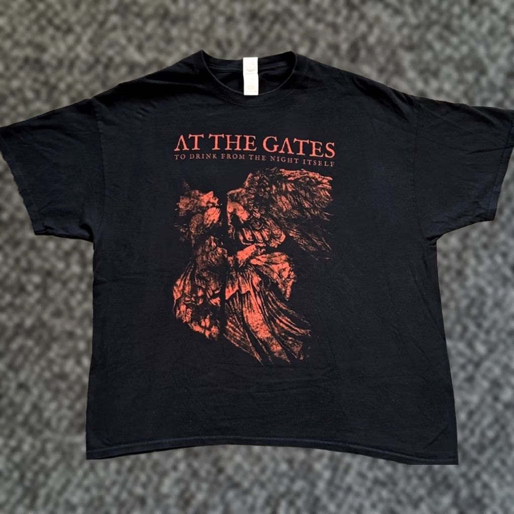 Gildan VINTAGE At The Gates To Drink From The Night Itself T Shirt 2XL Death Metal Band Music 2018 Black Size US XXL / EU 58 / 5 - 1 Thumbnail