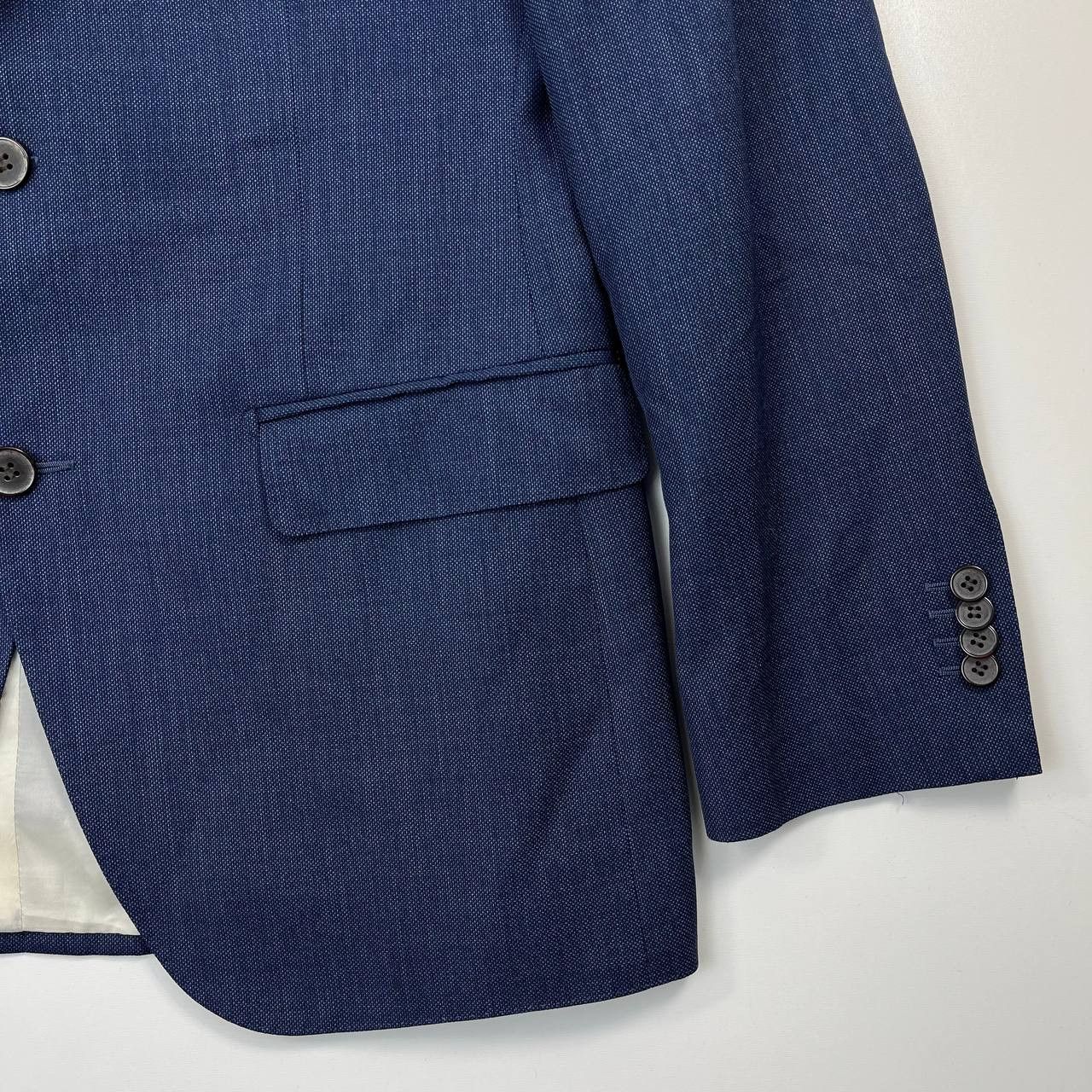 Suitsupply Suitsupply Napoli Blue Blazer Reda Super 110s Wool Mens 40 Size 40L - 4 Thumbnail