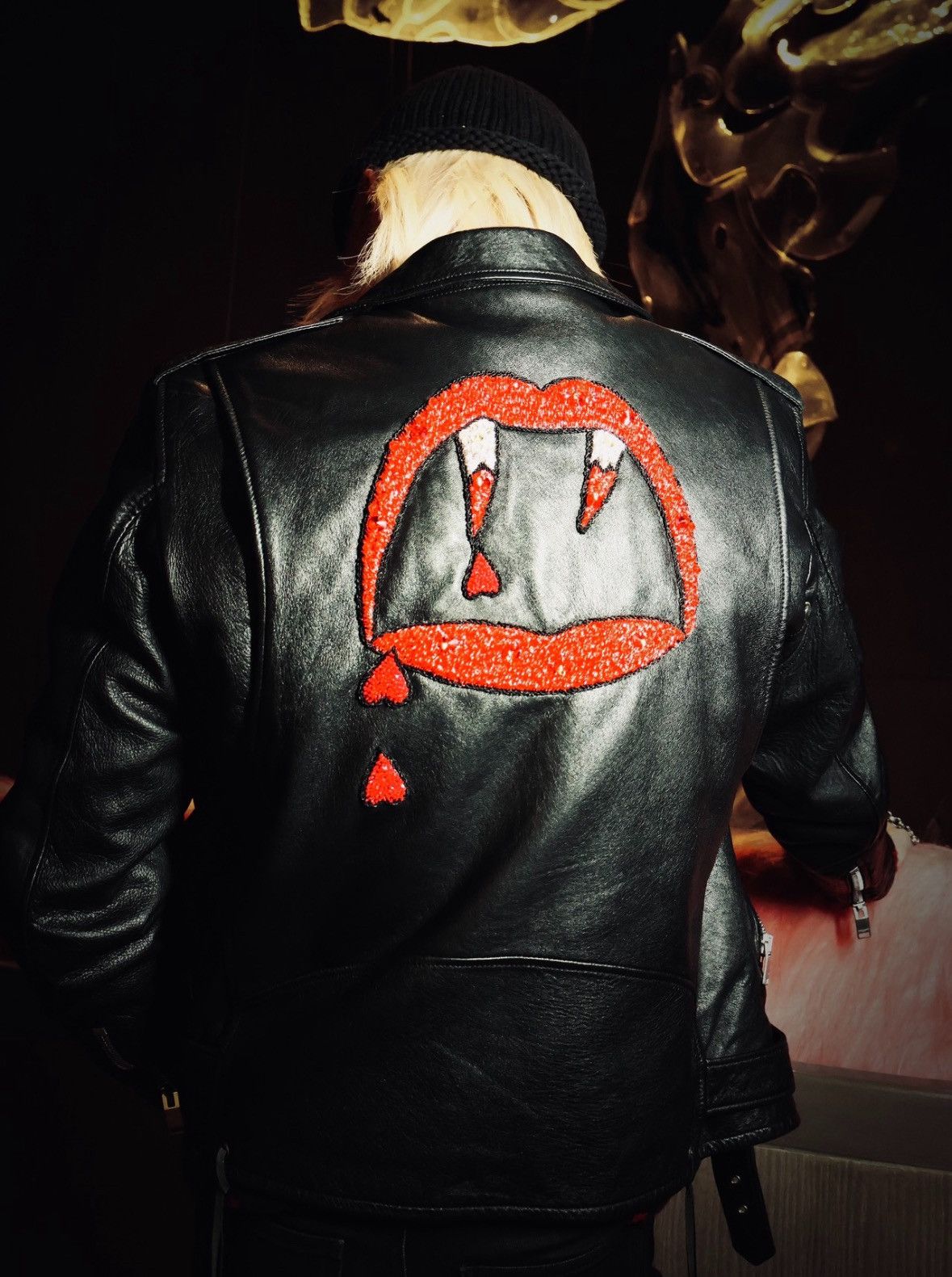 Saint Laurent Paris Saint Laurent rare version L01 bloody tooth Bloodlust sheep Size US L / EU 52-54 / 3 - 7 Thumbnail