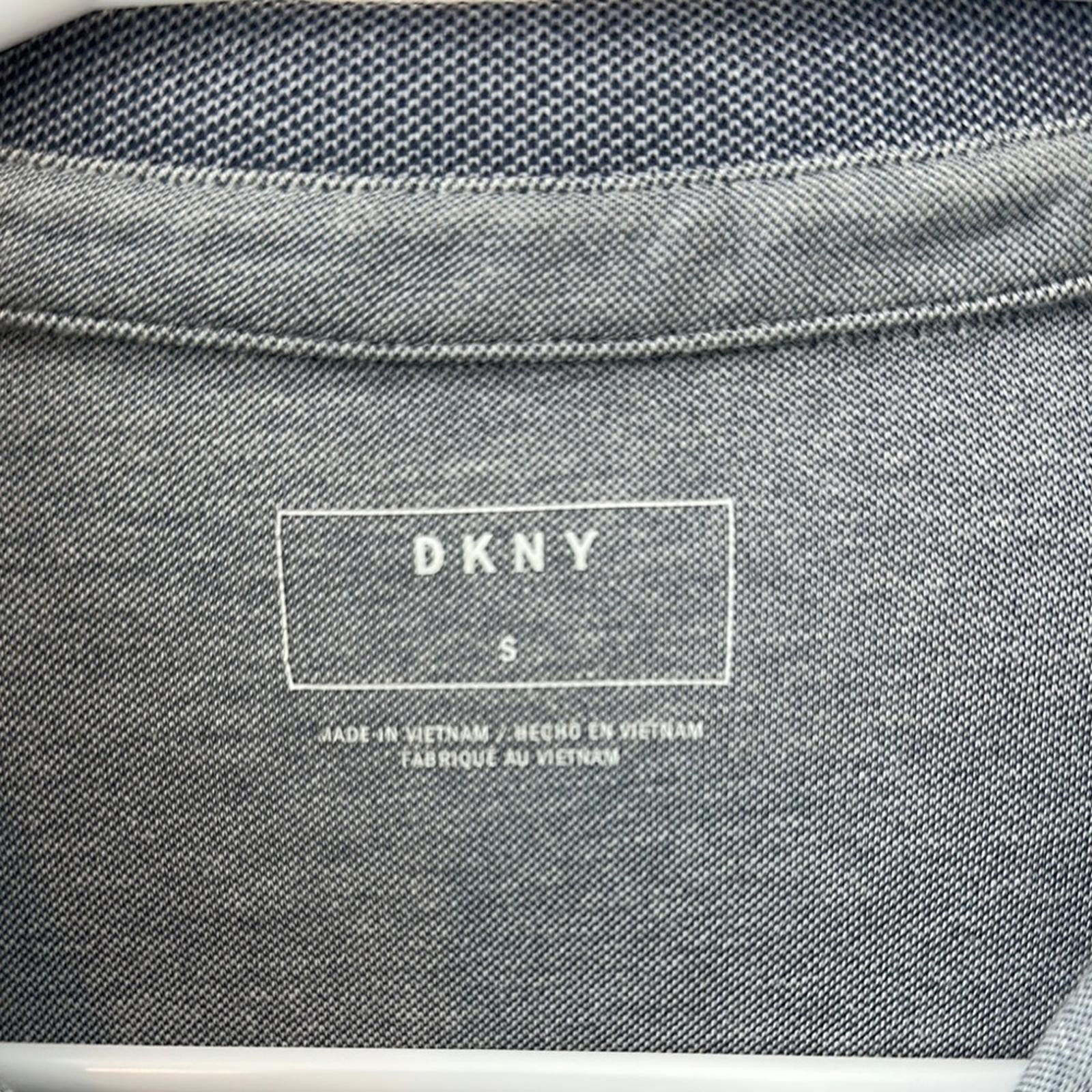 DKNY DKNY Gray Polo Shirt Soft Cotton Classic Design Size US S / EU 44-46 / 1 - 2 Thumbnail
