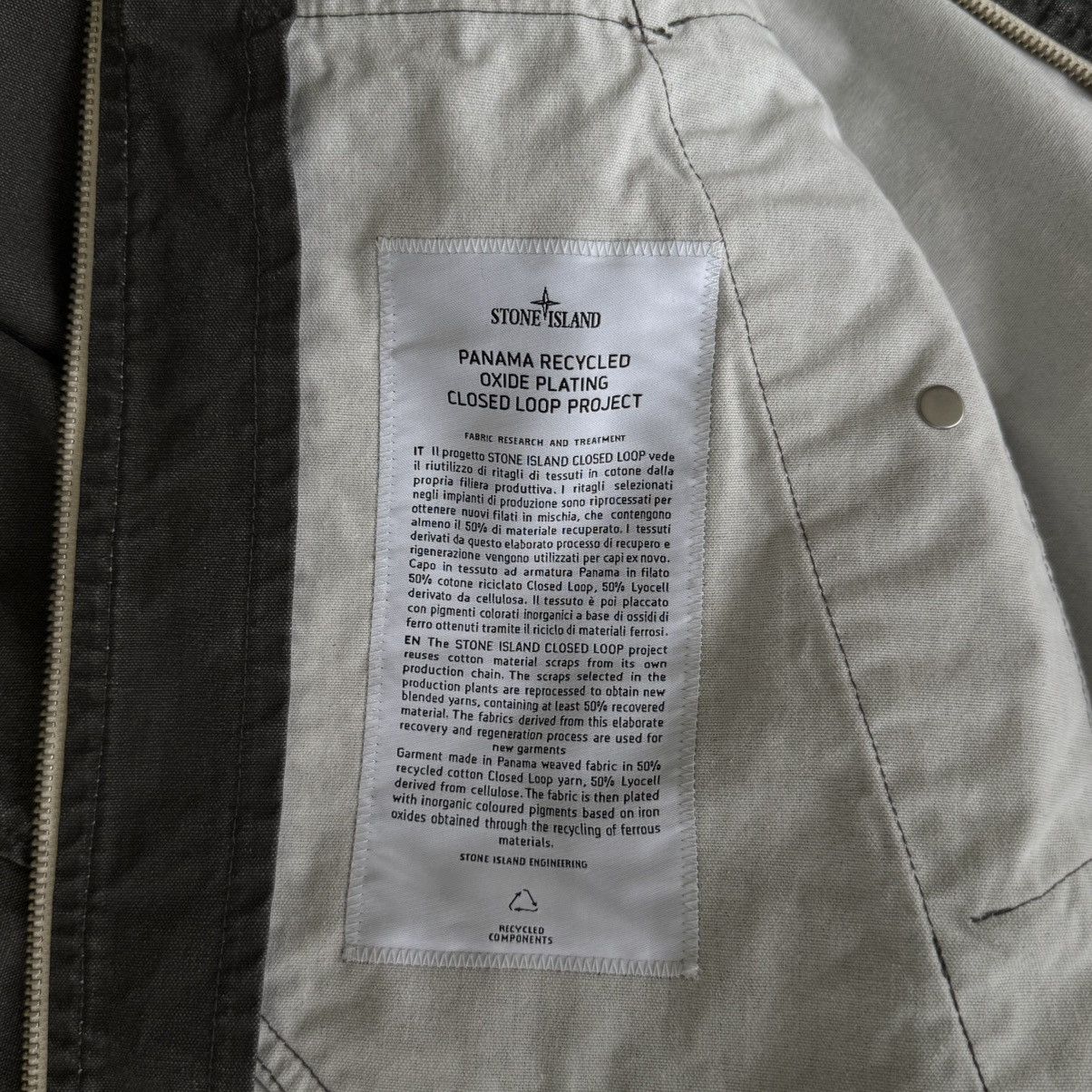 Stone Island Closed Loop Project Panama Recycled Oxide Plating Jacket Size US L / EU 52-54 / 3 - 5 Thumbnail