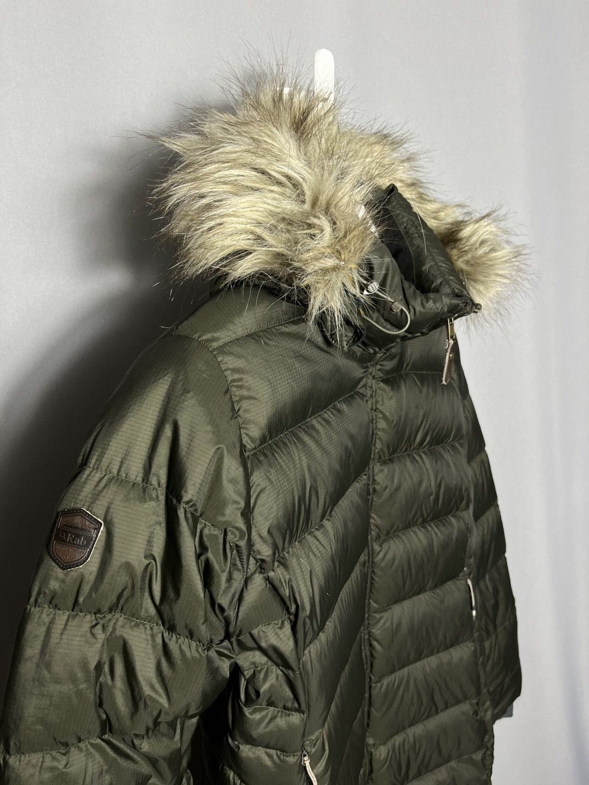 Rab RAB Women's Deep Cover Down Parka QDA-76 Jacket Fur Size M / US 6-8 / IT 42-44 - 3 Thumbnail