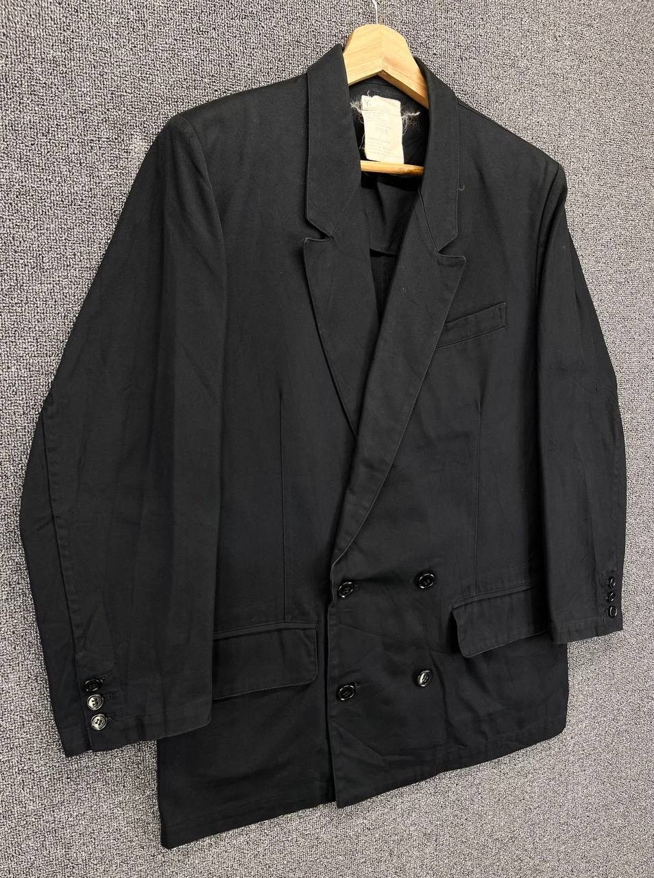Yohji Yamamoto Vintage 90s Yohji Yamamoto Rare Double Breasted Coat Jacket Size US M / EU 48-50 / 2 - 2 Thumbnail