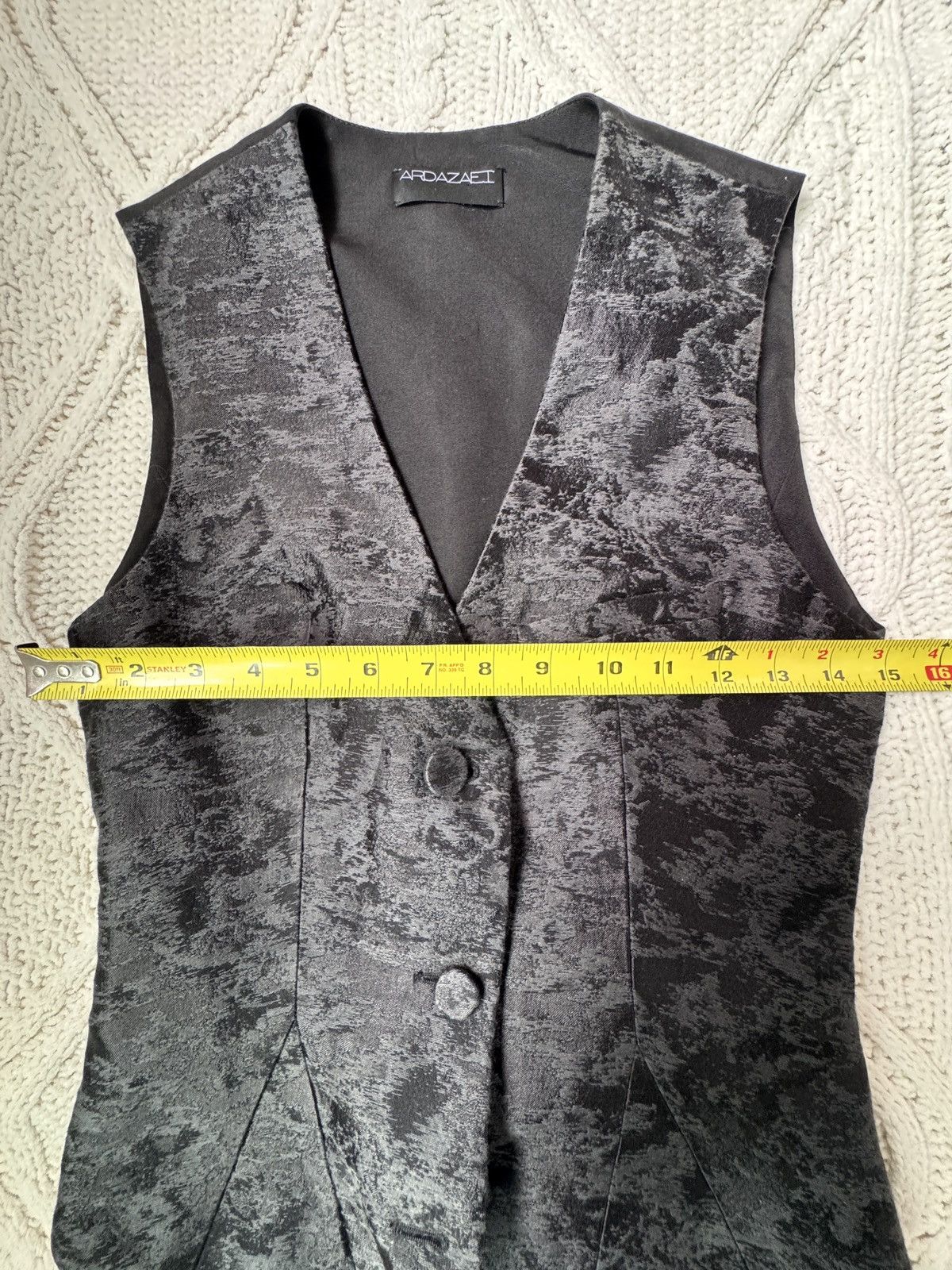 Other Ardazaei Aventurine FW24 Grey/Black Organic Cotton & Silk Size ONE SIZE - 3 Thumbnail