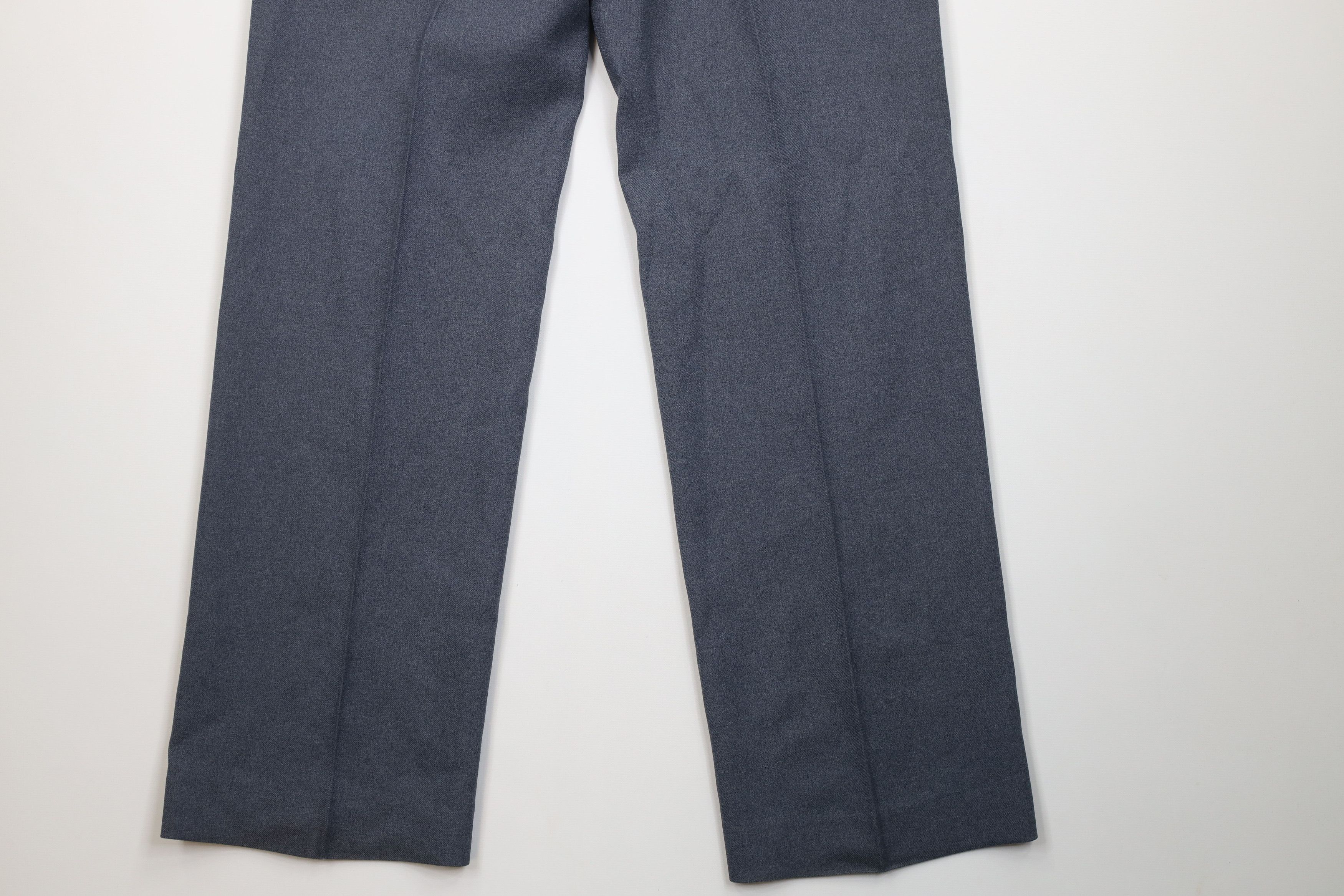 Vintage Vintage 70s Streetwear Knit Bell Bottoms Pants Blue USA Size US 36 / EU 52 - 11 Thumbnail
