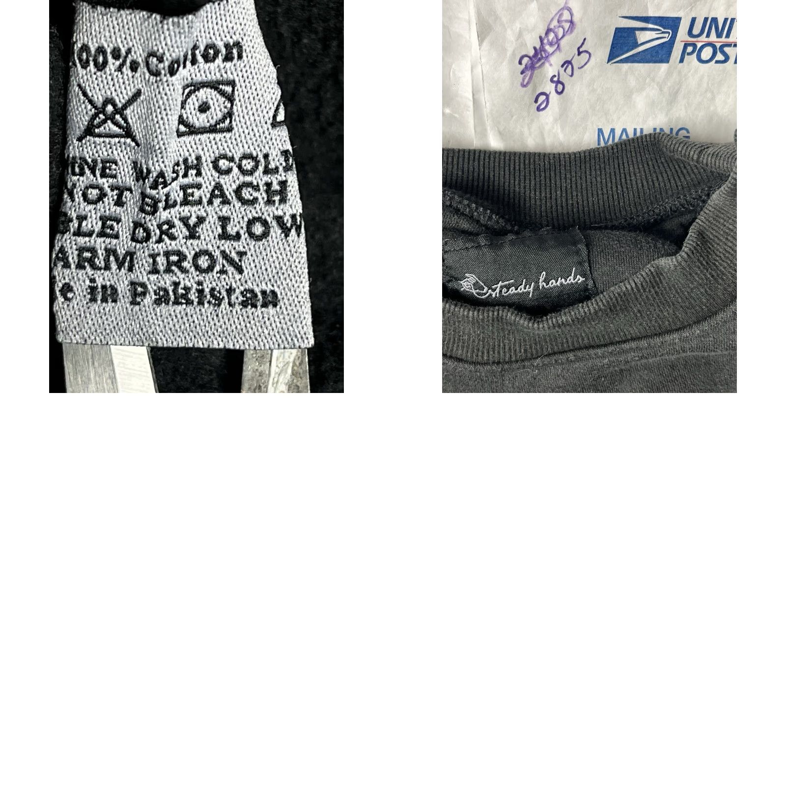 Steady Hands Steady Hands Sweater Black M Men Crew Neck Pullover Embroidered Size Medium Size US M / EU 48-50 / 2 - 8 Thumbnail