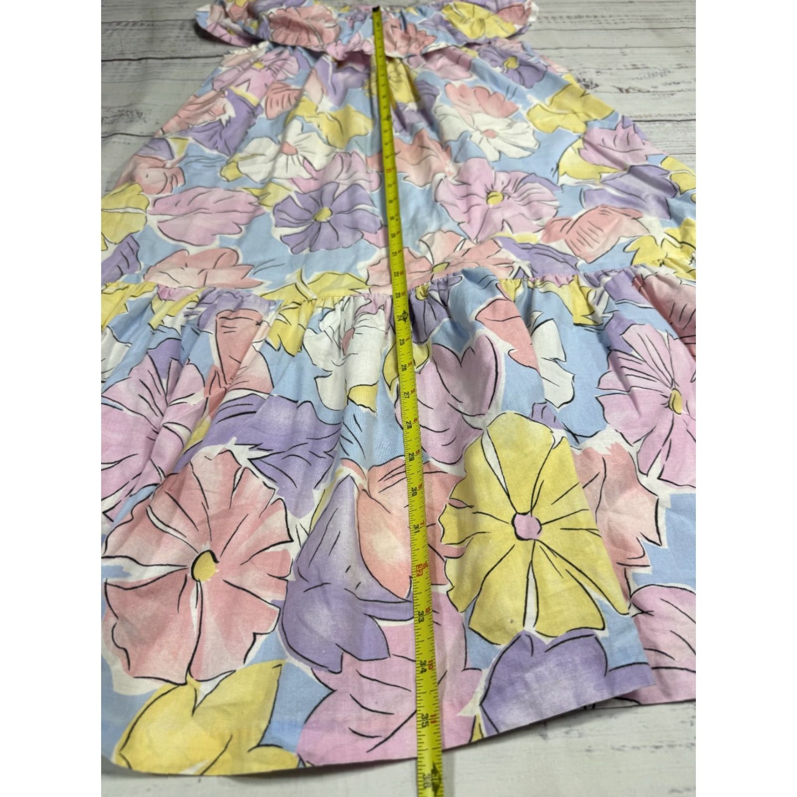 Vintage VINTAGE David Brown Pastel Pink Blue Floral Shift Dress M Sleeveless Women XS? Size M / US 6-8 / IT 42-44 - 3 Thumbnail