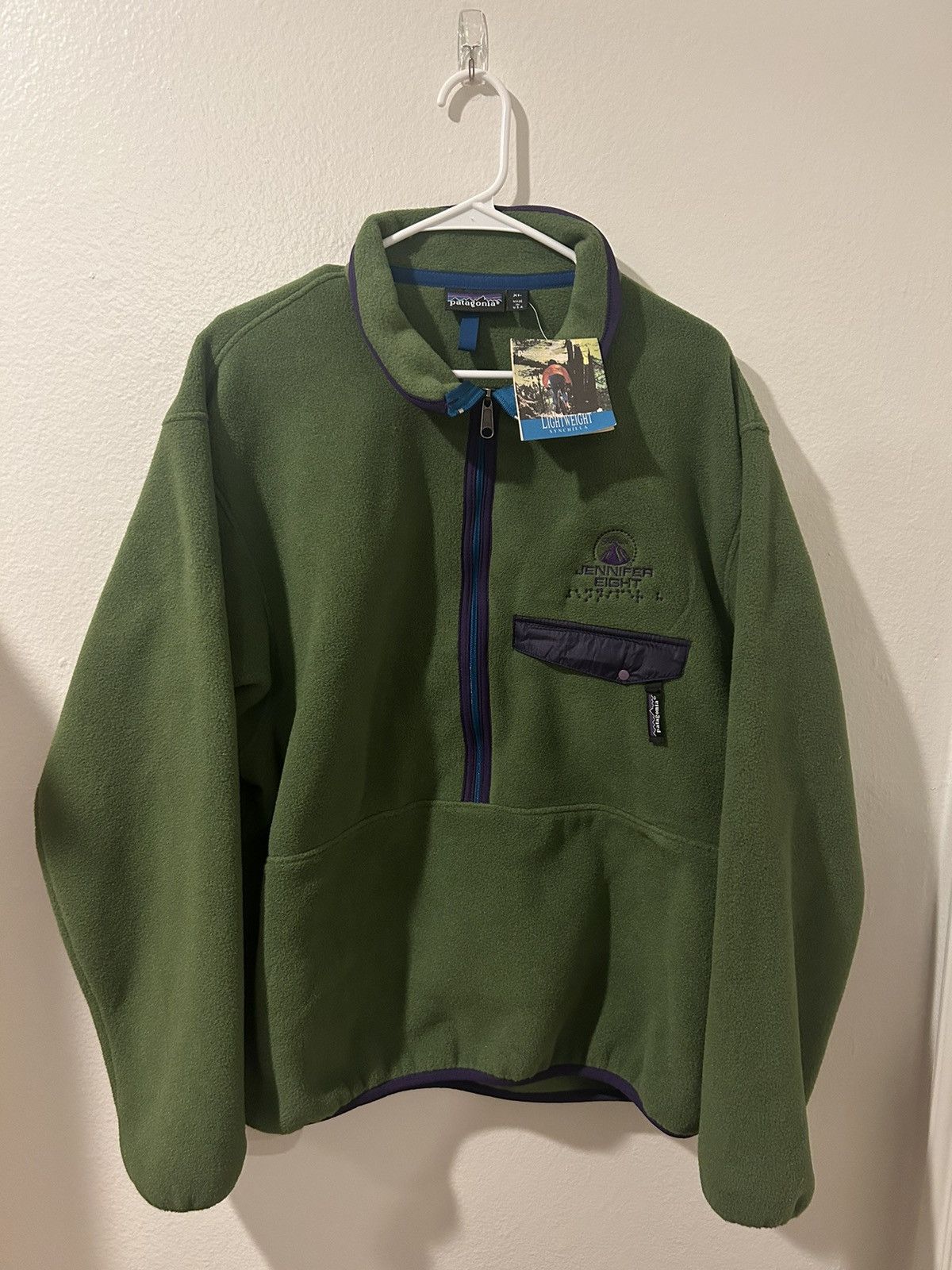 image of Vintage 1992 Patagonia Synchilla Jacket Adult XL in Green, Men's