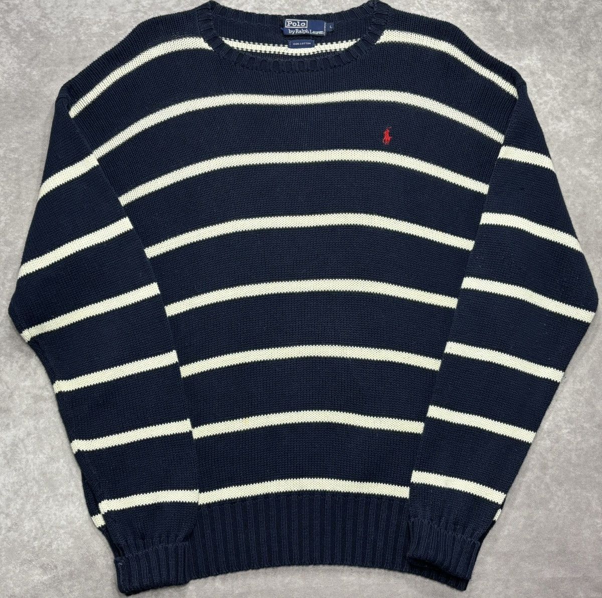 90's Vintage Polo Ralph Lauren Cotton Knit Sweater