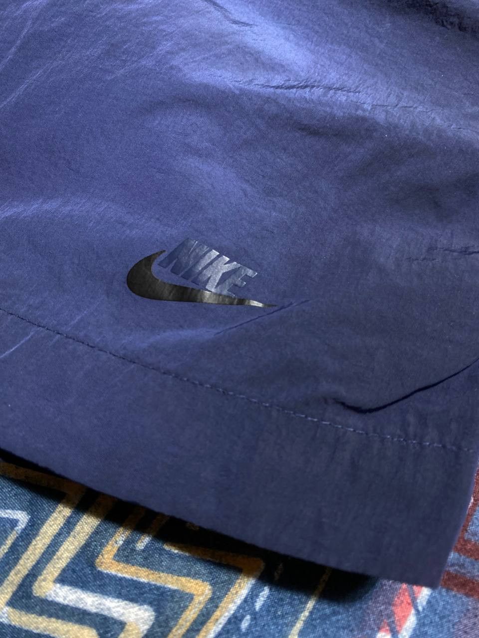 Nike shorts blue streetwear Vintage logo NIKE crazy Y2K Size US 30 / EU 46 - 5 Thumbnail