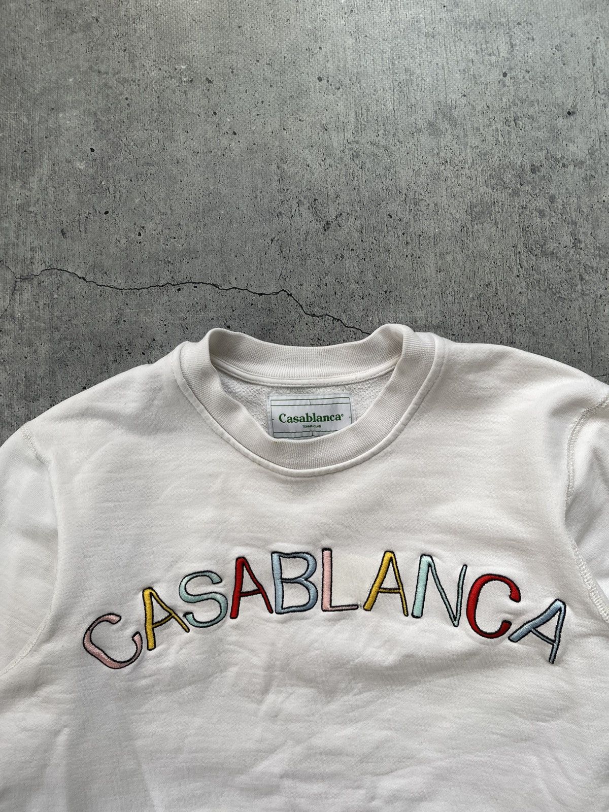 Casablanca Casablanca sweatshirt size s white men Size US S / EU 44-46 / 1 - 2 Thumbnail