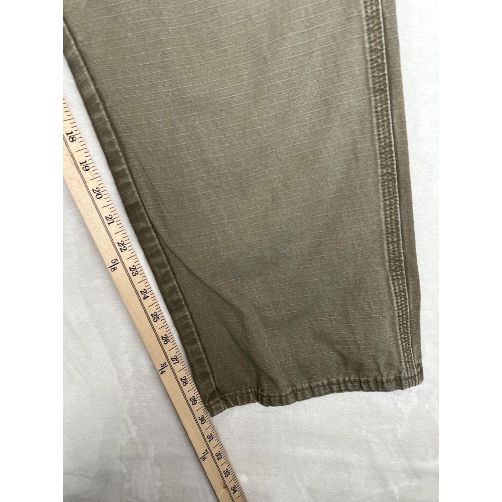 Wrangler Wrangler Riggs Workwear Pants Mens 40x30 Green Carpenter Utility Ripstop Cotton Size US 40 / EU 56 - 6 Thumbnail
