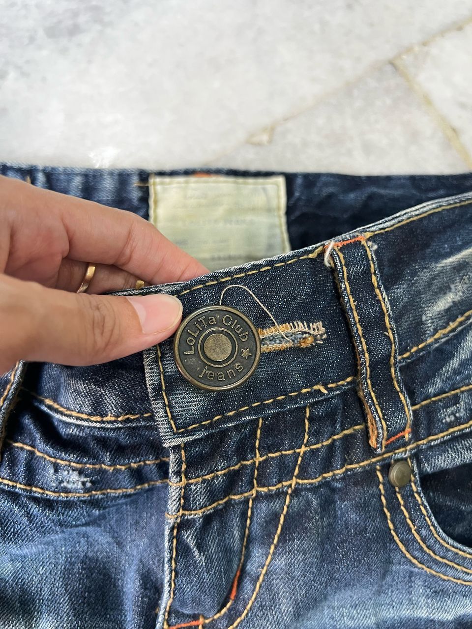 Japanese Brand Yoshitomo Nara Lolita Distressed Jeans Size US 31 - 10 Thumbnail