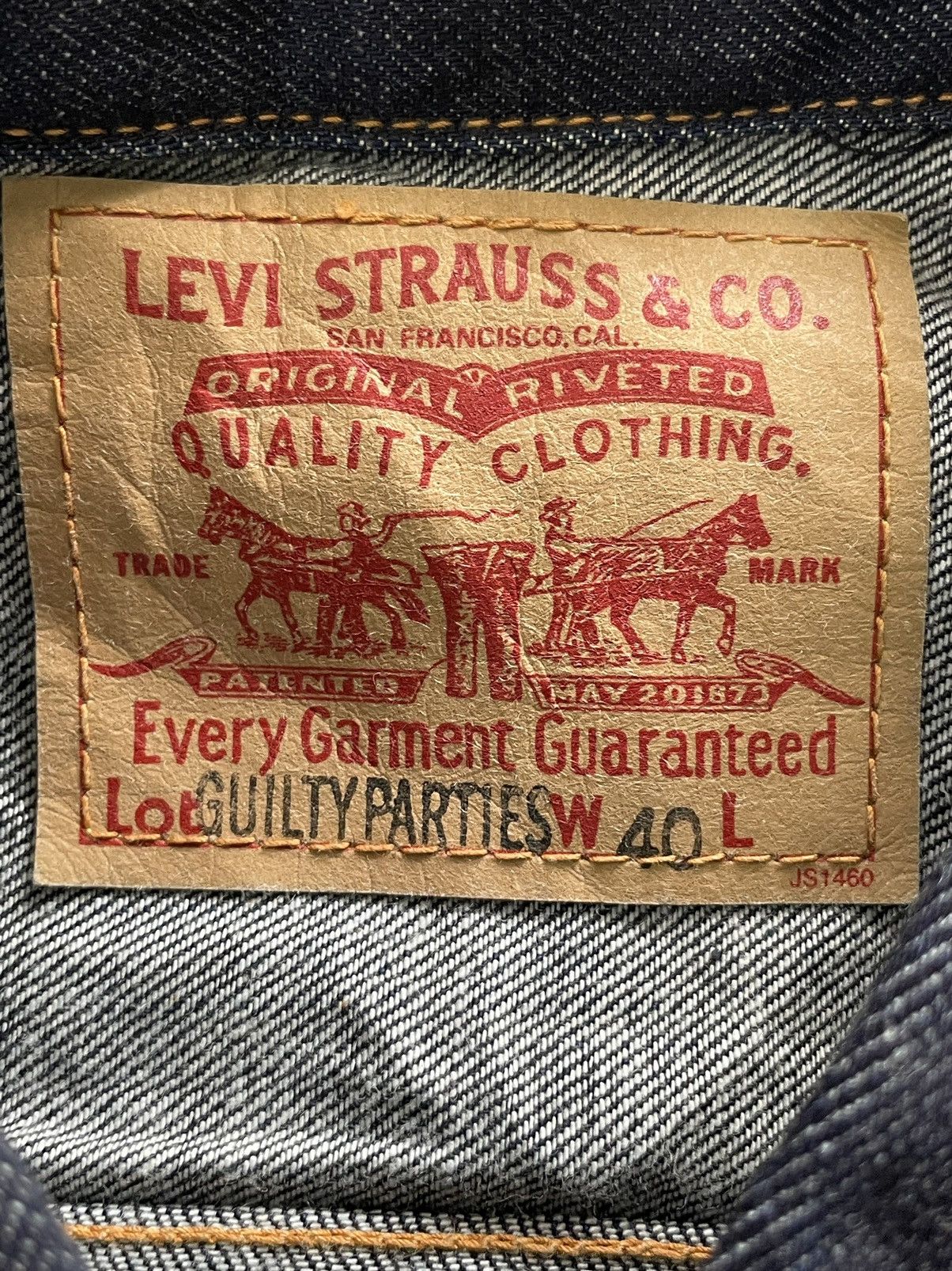 Levi's Levis The Guilty Parties e Type ll Denim Jacket Size US S / EU 44-46 / 1 - 9 Thumbnail