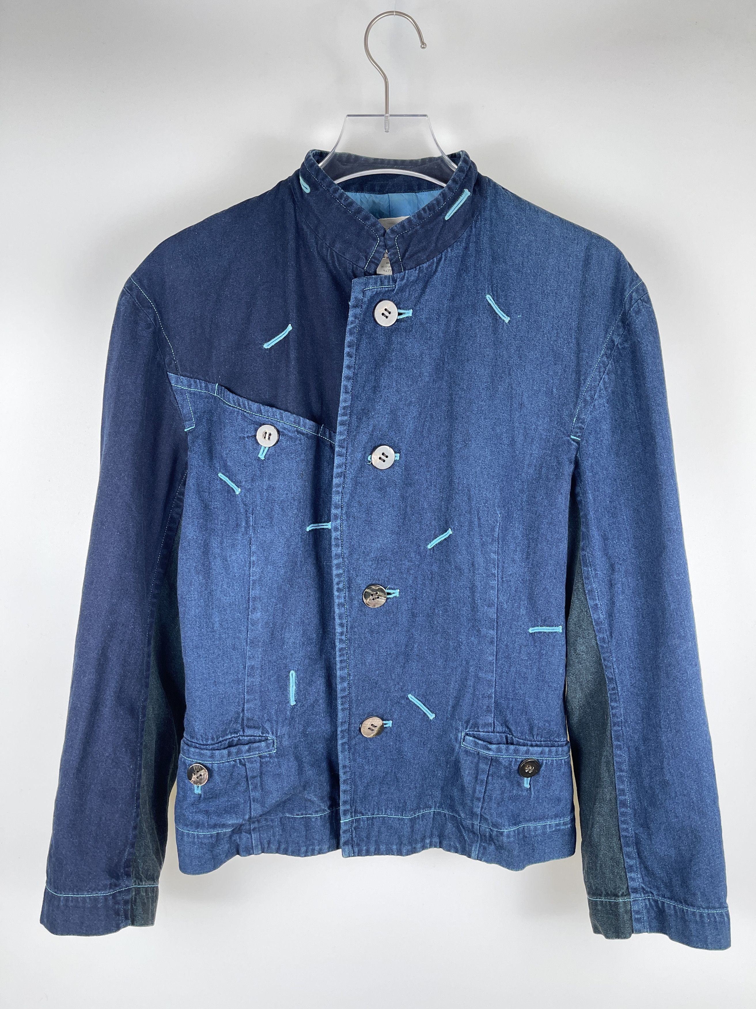 Issey Miyake Issey Miyake A/W1993 Chambre Denim Jacket Size US M / EU 48-50 / 2 - 1 Thumbnail