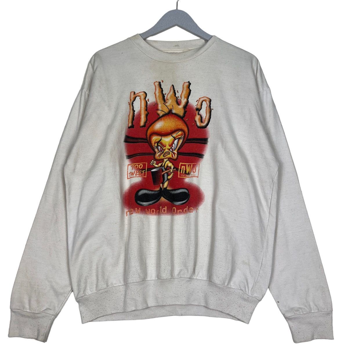 Vintage 🔥 VINTAGE NEW WORLD ORDER SWEATSHIRTS Size US L / EU 52-54 / 3 - 1 Thumbnail