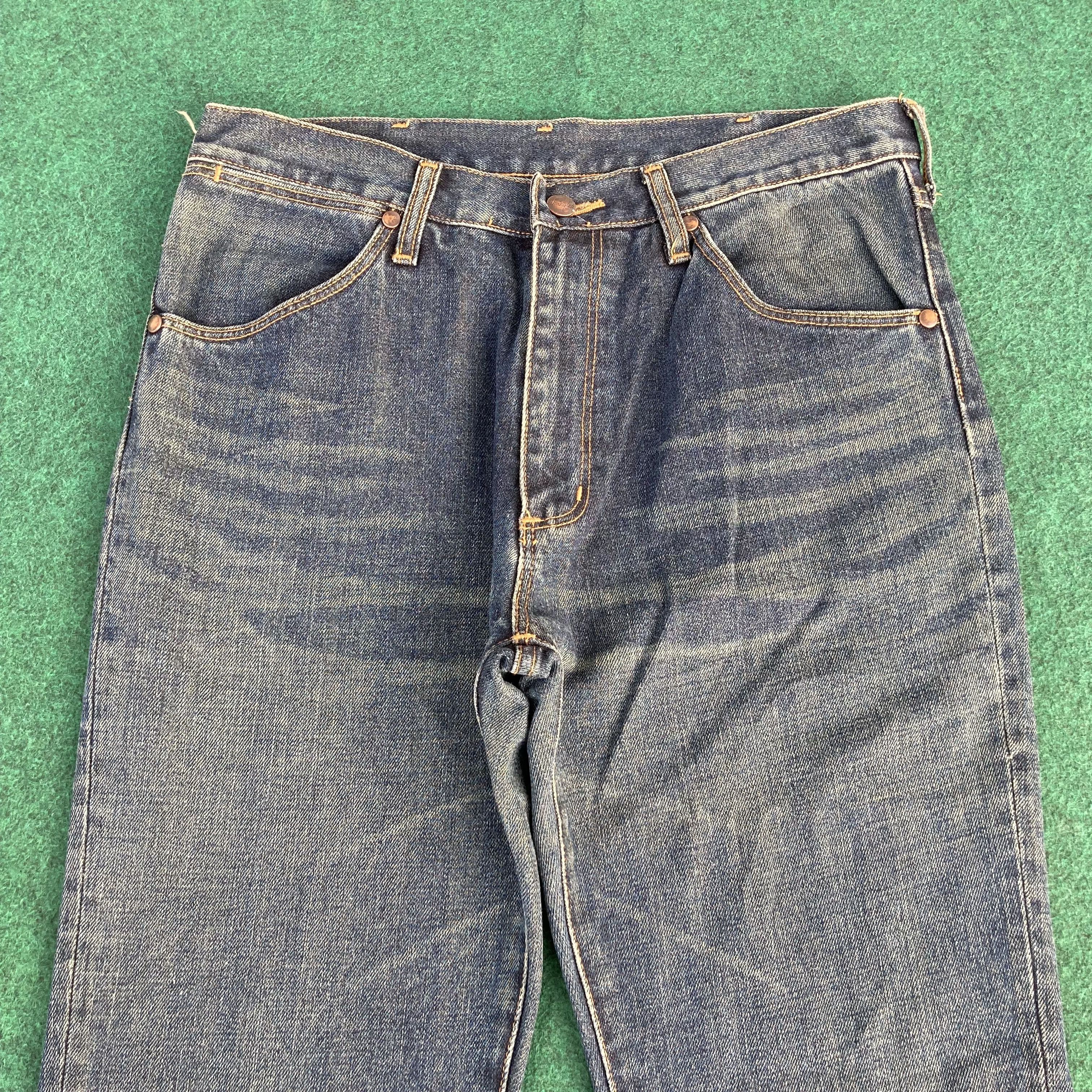 Vintage × Wrangler Vtg Wrangler Denim Bootcut Sz 32 Faded Flare Jeans Size US 32 / EU 48 - 3 Thumbnail