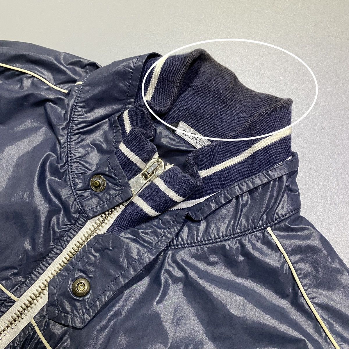 Dolce & Gabbana Nylon Biker Jacket Size US M / EU 48-50 / 2 - 5 Thumbnail
