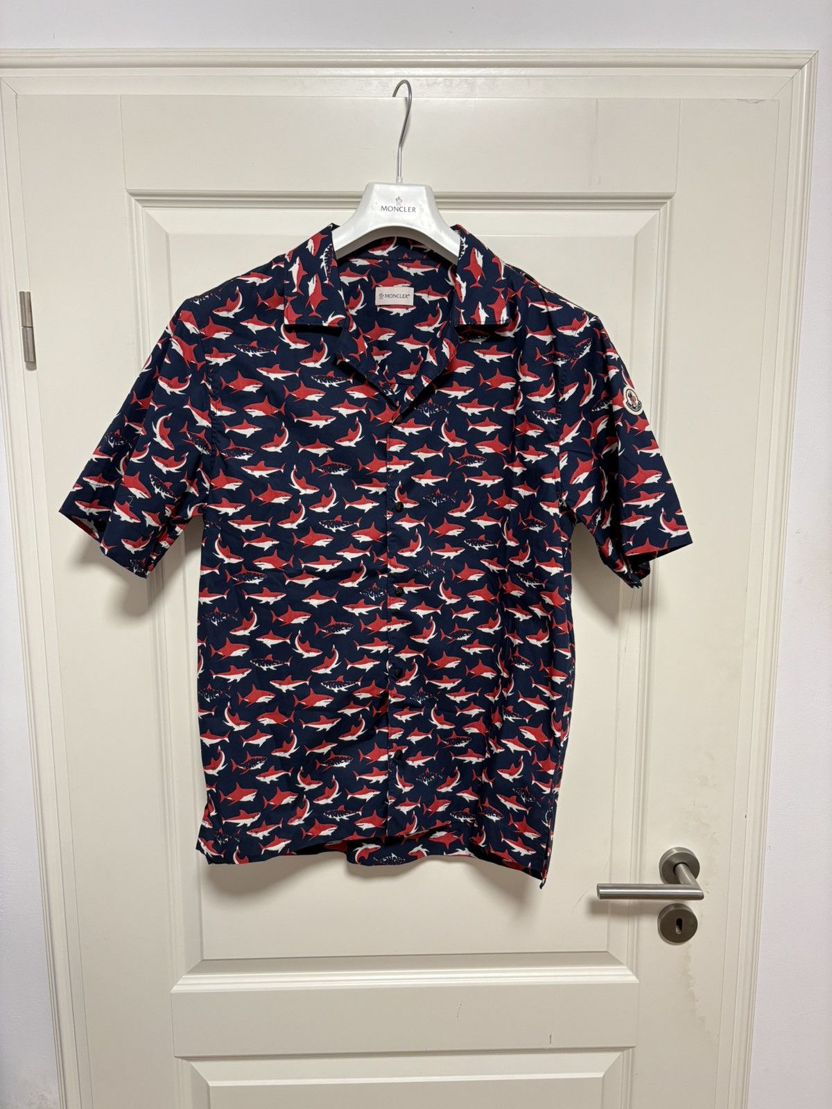 Moncler Moncler Short Sleeved Shirt Size US L / EU 52-54 / 3 - 1 Thumbnail