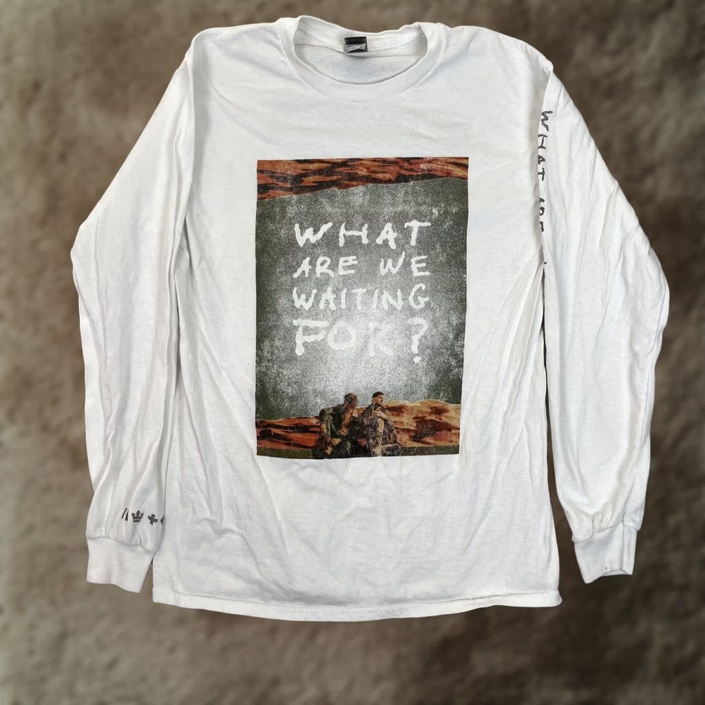 Gildan For King & Country T-Shirt Long Sleeve Size M White What Are We Waiting For Tour Mens Size US M / EU 48-50 / 2 - 1 Thumbnail