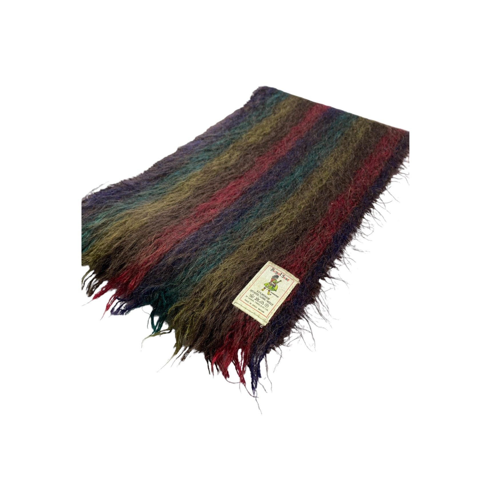 Vintage Royal Scot Mohair Scarf / Muffler / Neckwear - WW1975 Size ONE SIZE - 3 Thumbnail