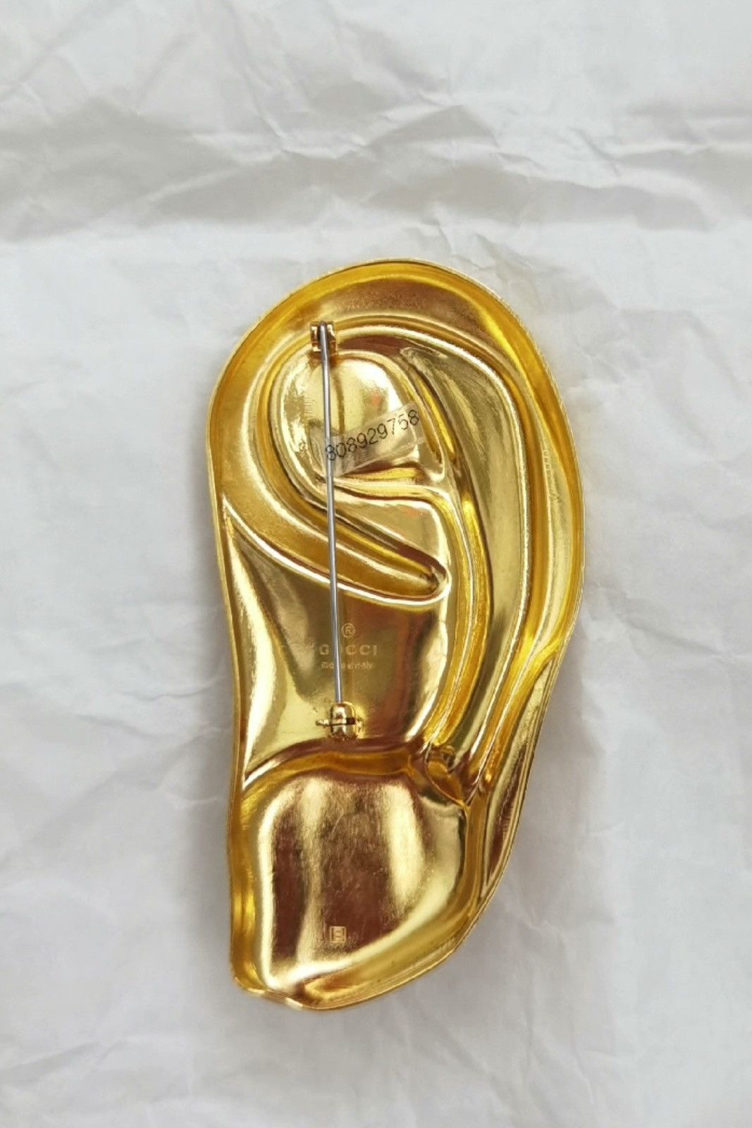Gucci Runway gold ear brooches RARE Size ONE SIZE - 4 Thumbnail