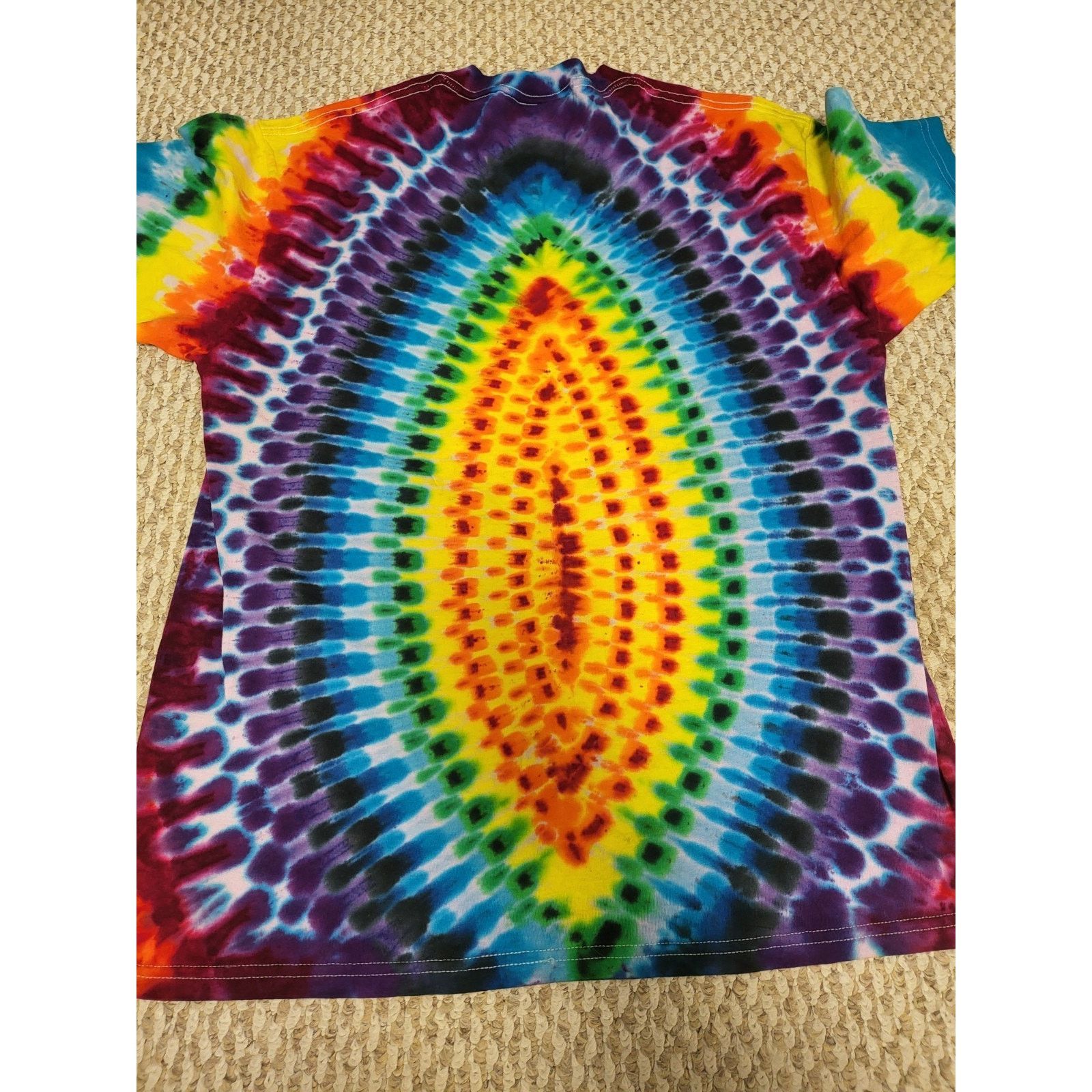 Lee Vintage Lee Tie Dye Size Large Rainbow Short Sleeve T-Shirt Size US L / EU 52-54 / 3 - 4 Thumbnail