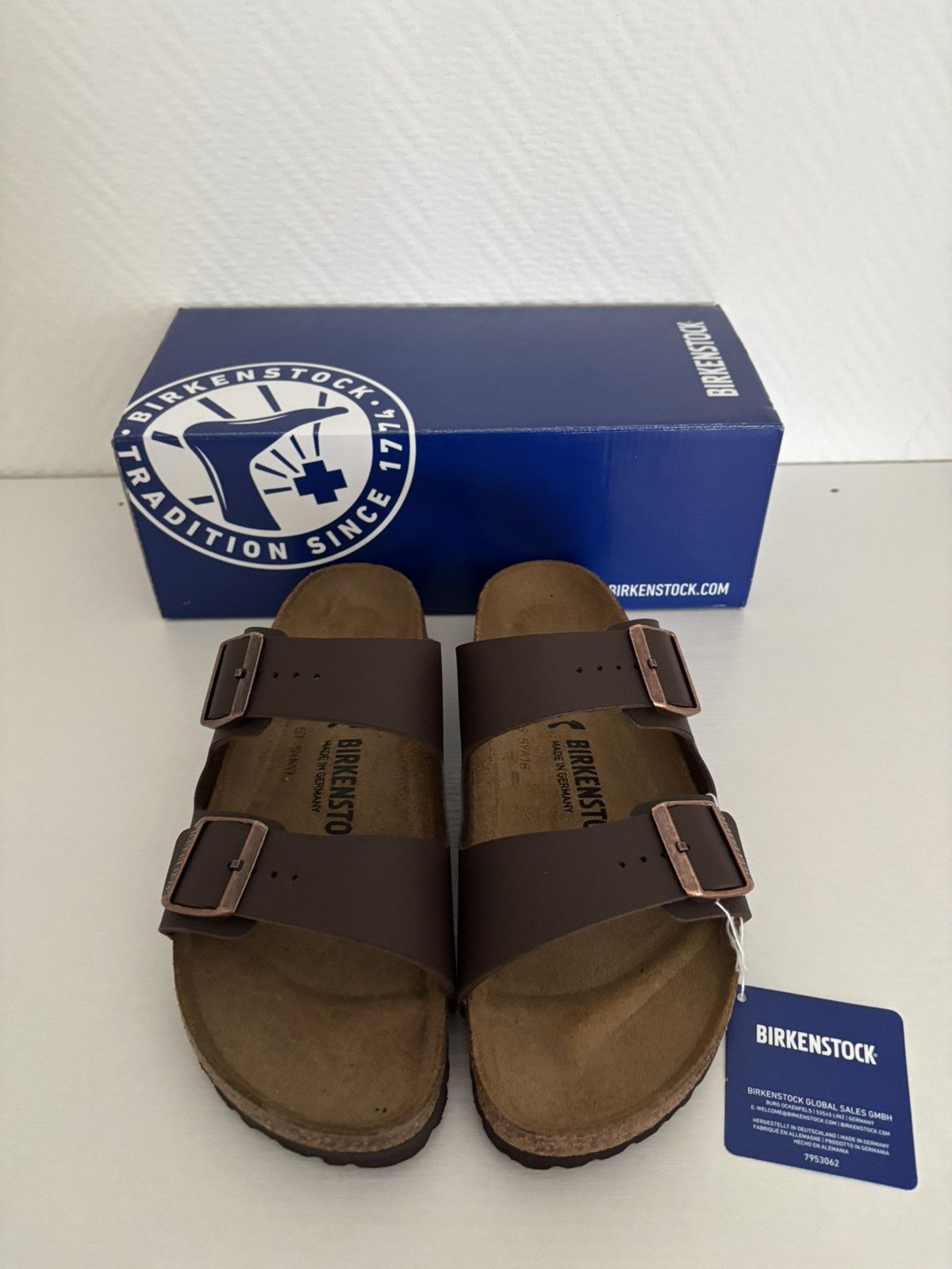 Birkenstock Birkenstock Arizona BS dark brown 41 new Size US 8 / EU 41 - 3 Thumbnail