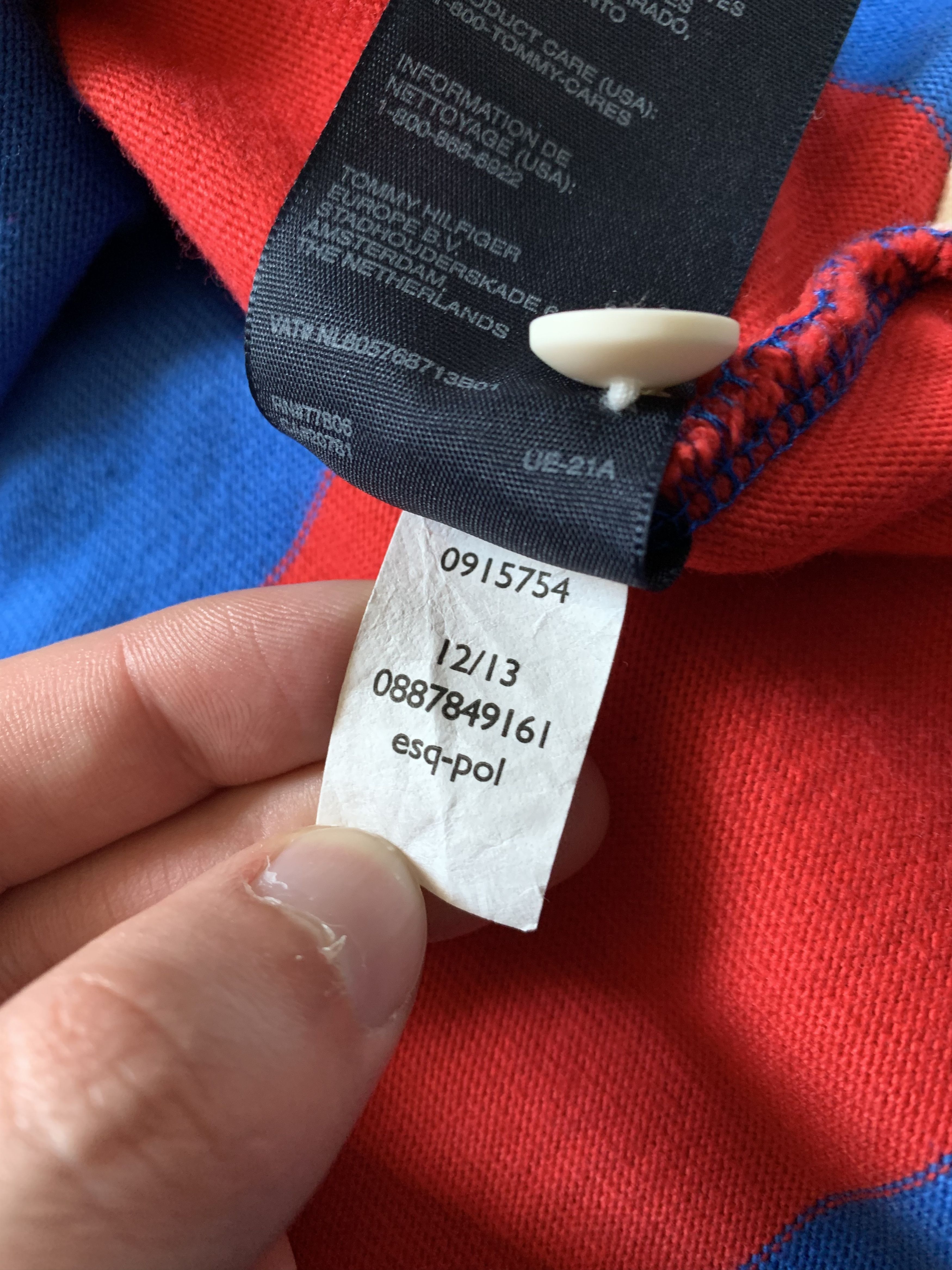 Tommy Hilfiger Tommy Hilfiger Y2K Striped Long Sleeve Rugby Shirt Size US L / EU 52-54 / 3 - 8 Thumbnail